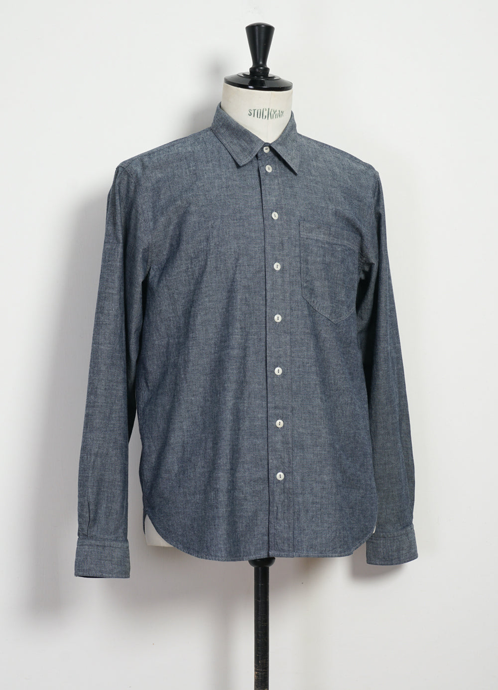 RAYMOND 30-21-4 | Loose Cut Shirt | Indigo Chambray