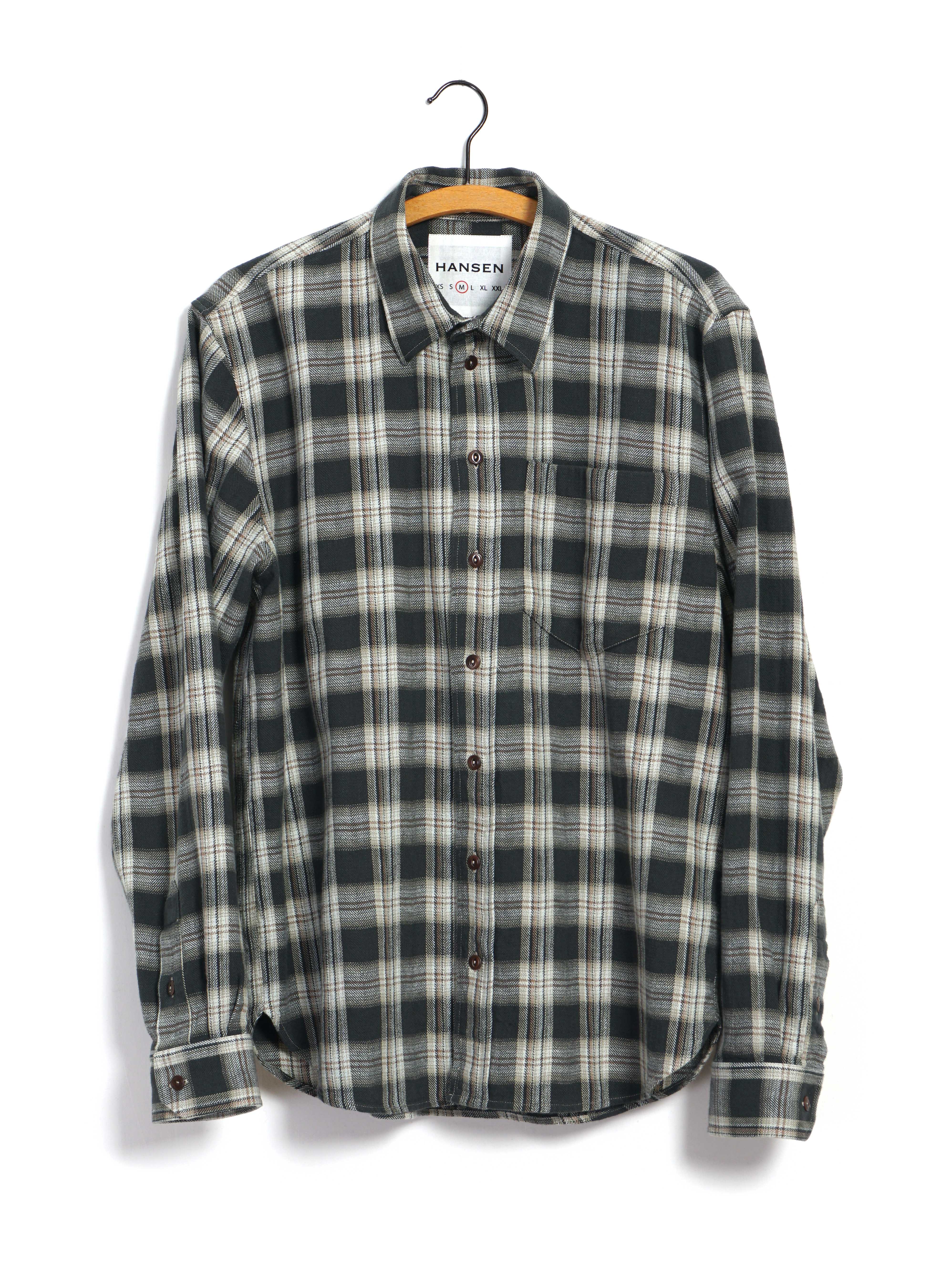 RAYMOND 30-22-2 | Loose Cut Shirt | Black Checks