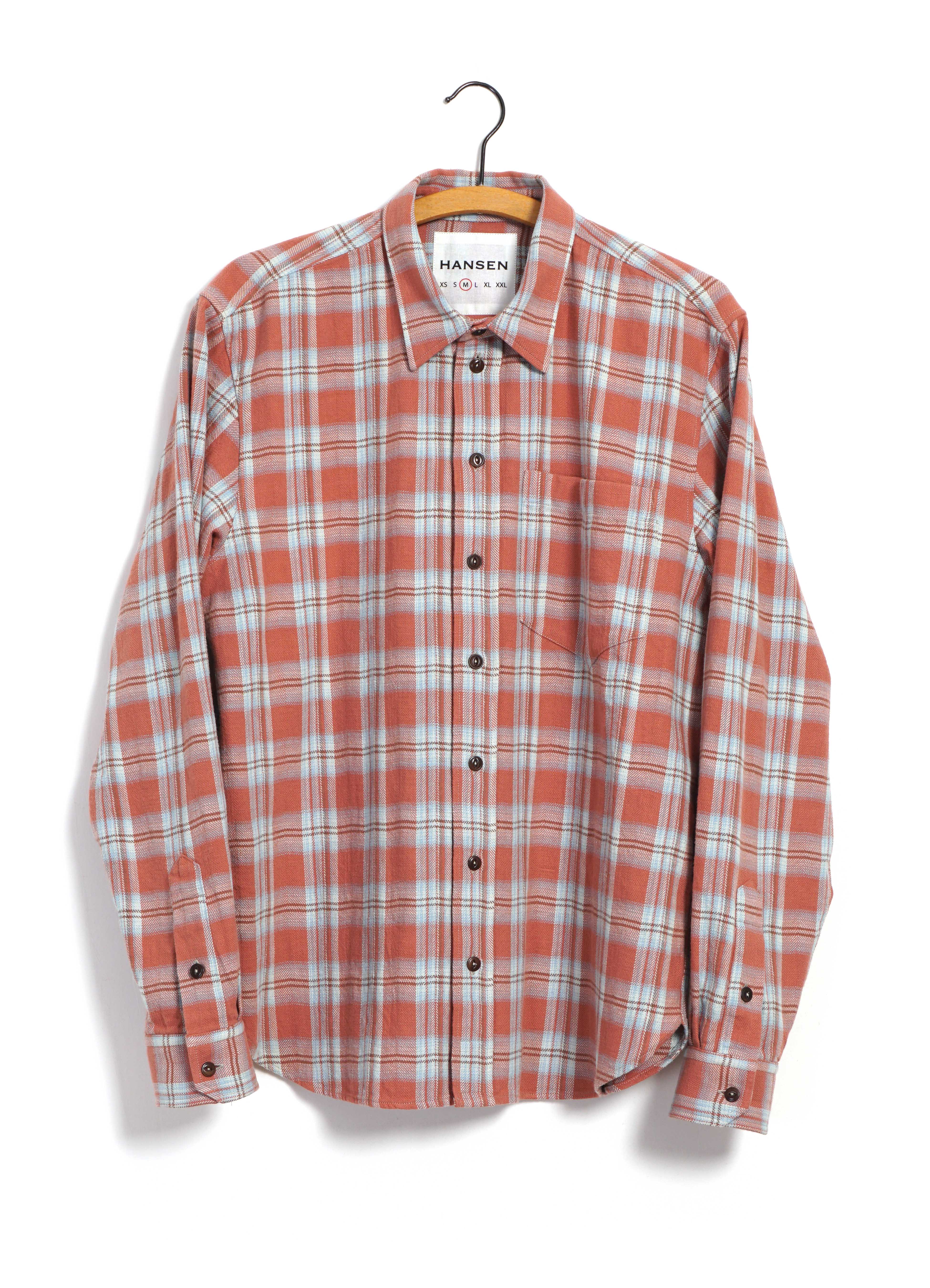 RAYMOND 30-22-8 | Loose Cut Shirt | Red Checks