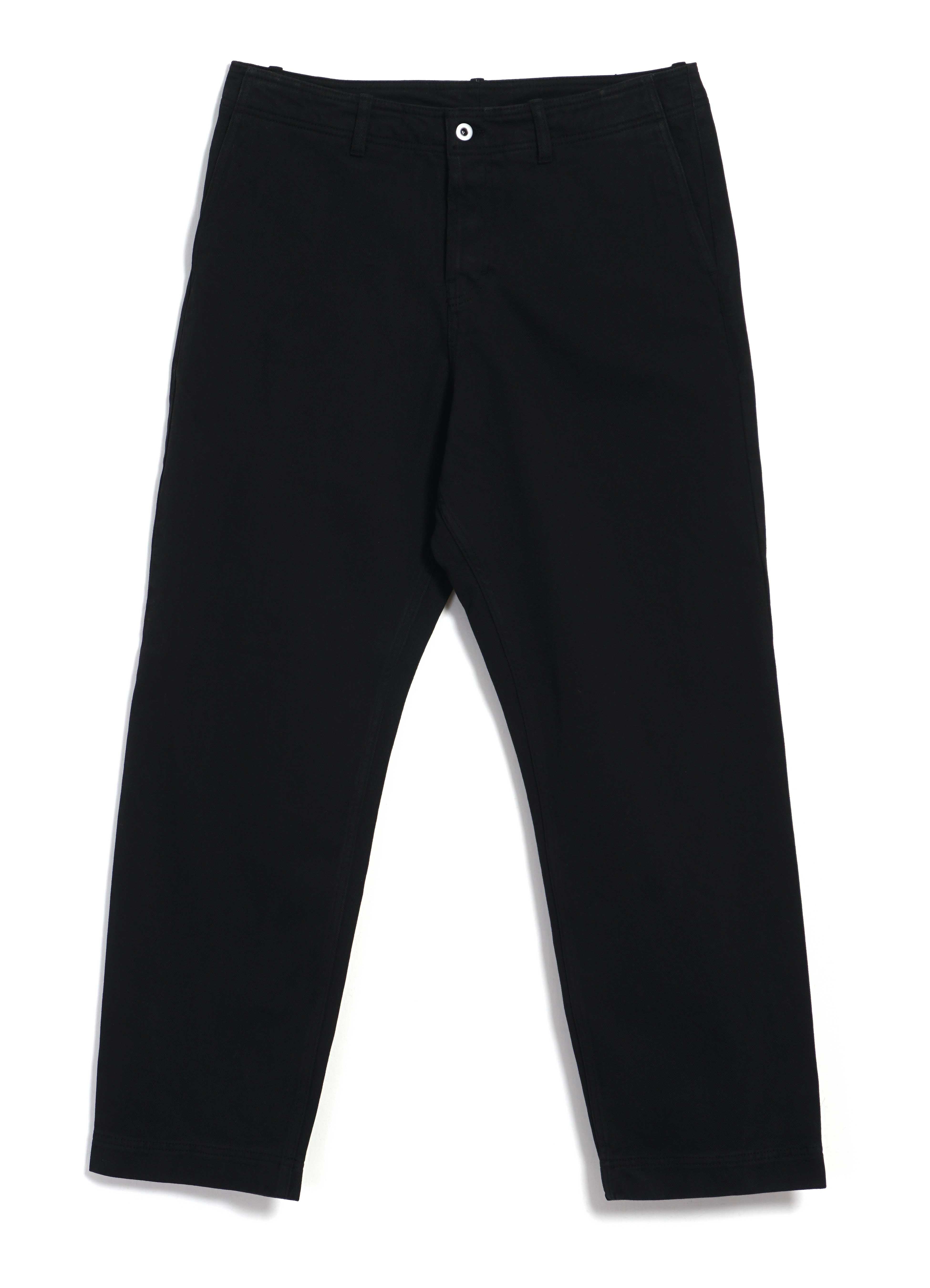 TRYGVE 30-26-2 | Cropped Workwear Trousers | Washed Black