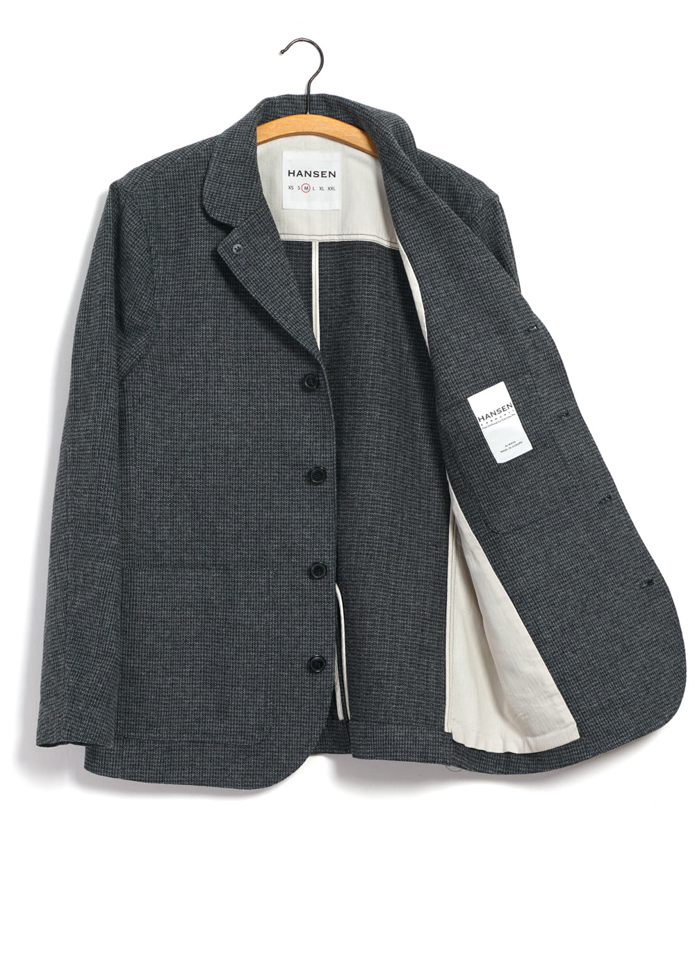 JOSEF 30-29-5 | Easy Four Button Blazer | Broken Grey