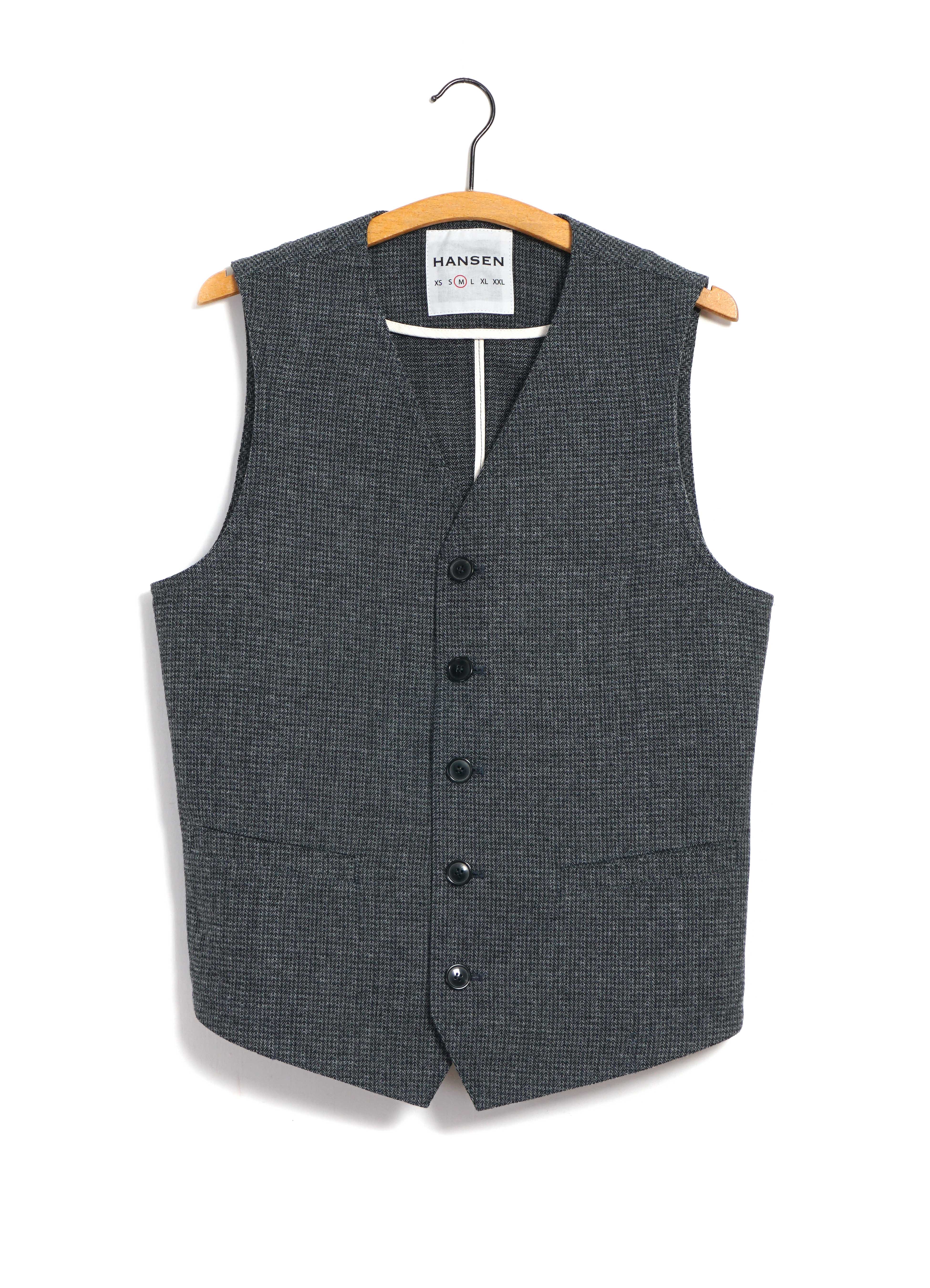 KNUD 30-29-5 | Casual Waistcoat | Broken Grey