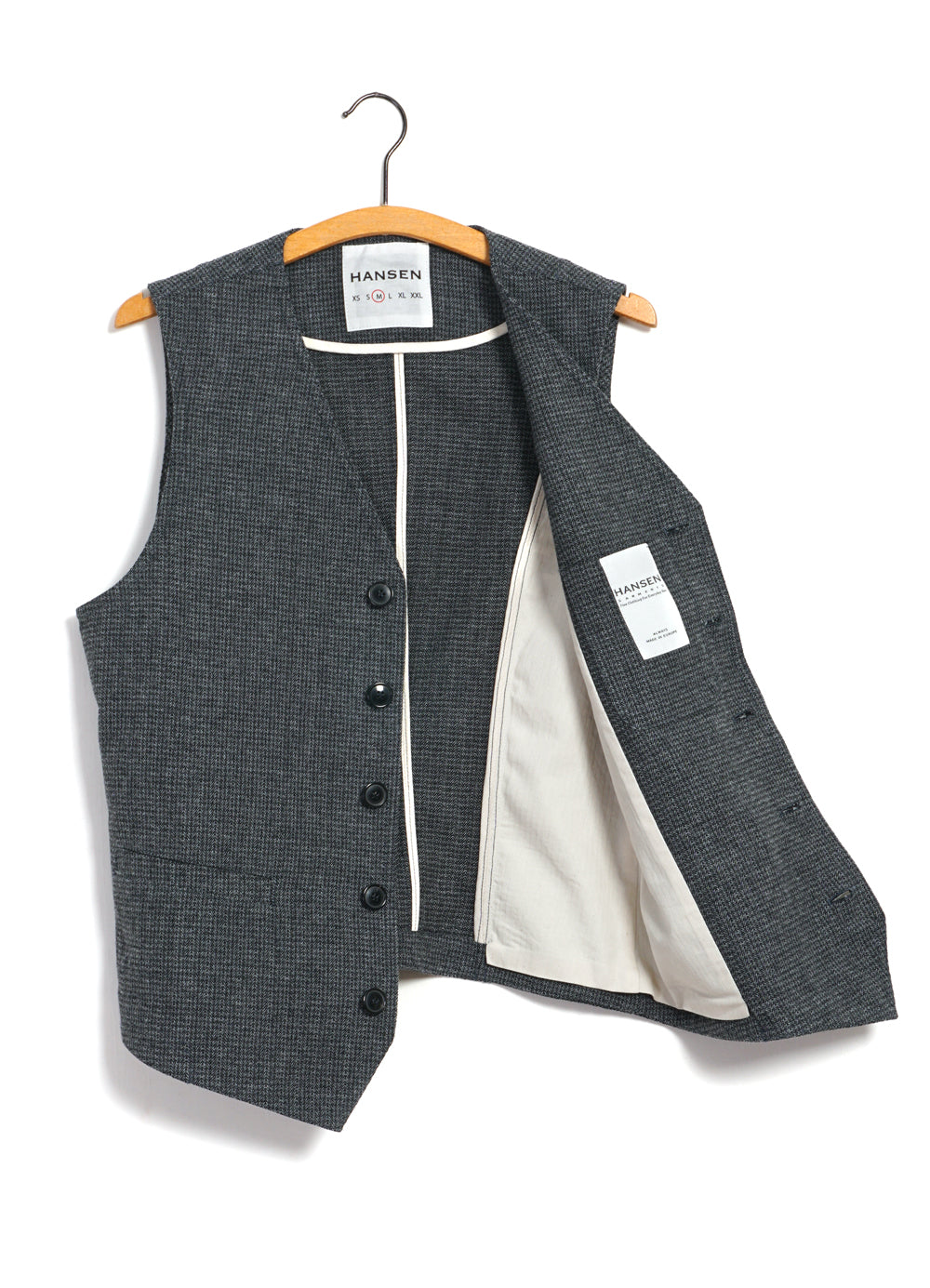 KNUD 30-29-5 | Casual Waistcoat | Broken Grey