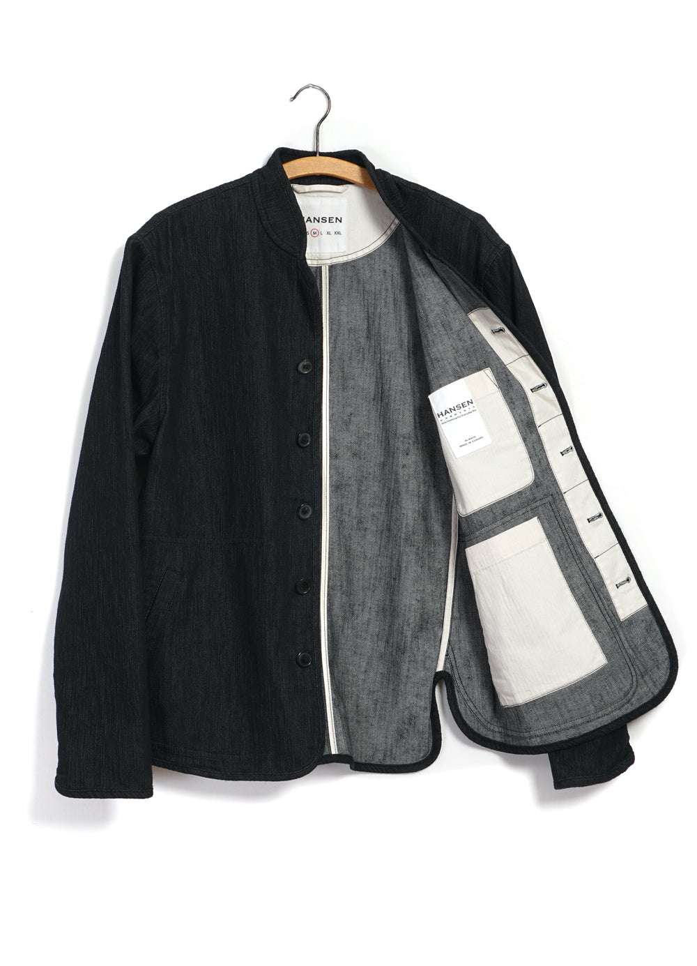 ERLING 30-31-2 | Refined Work Jacket | Black Slubdenim