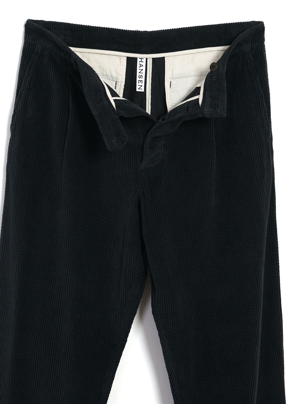 SUNE 30-35-2 | Pleated Classic Trousers | Dusty Black