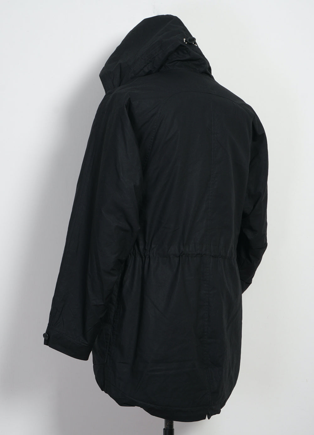 STORM 30-70-2 | Waxed Hooded Parka | Nero