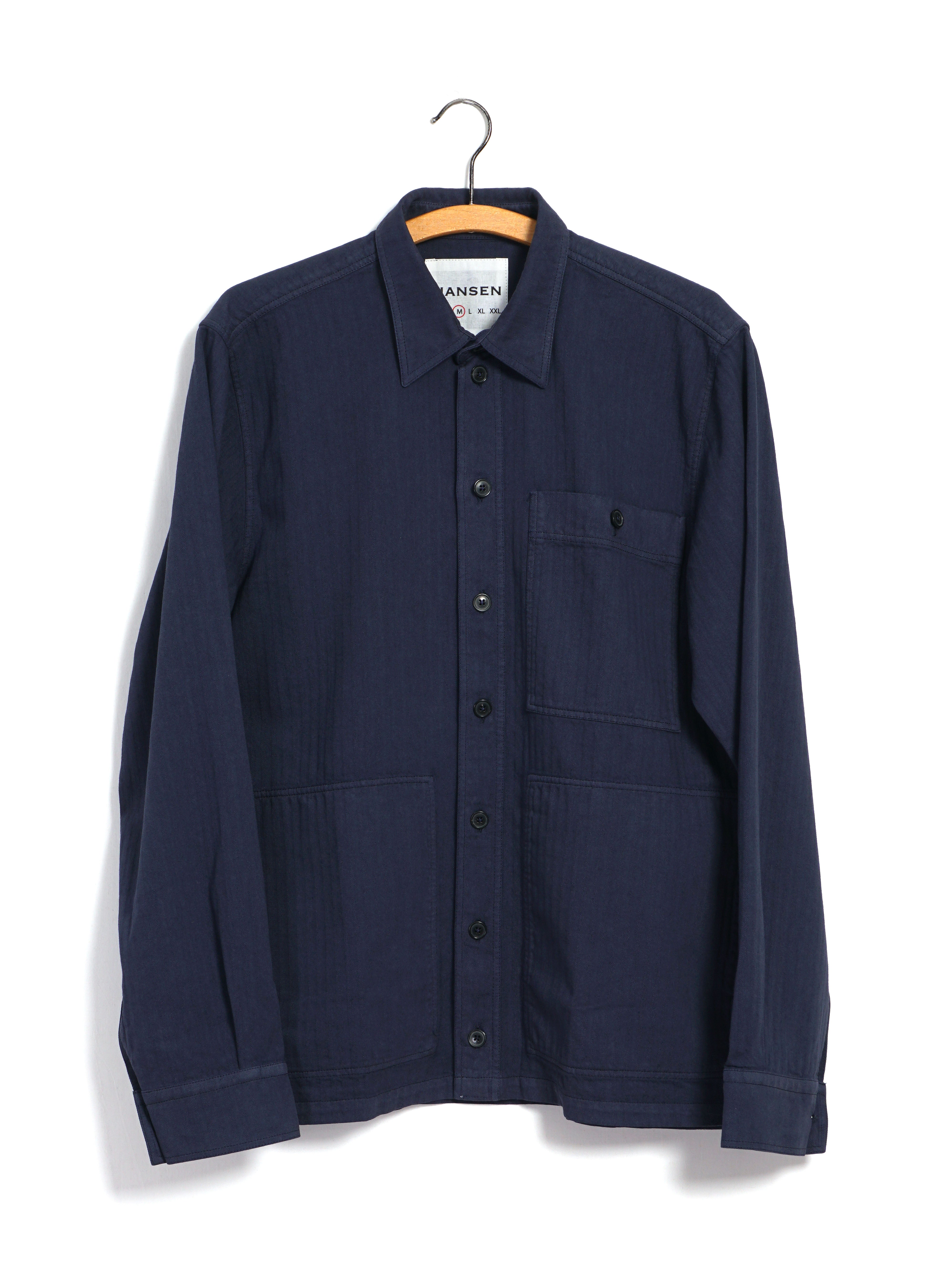 LUKA 31-28-3 | Sturdy Overshirt | Blue