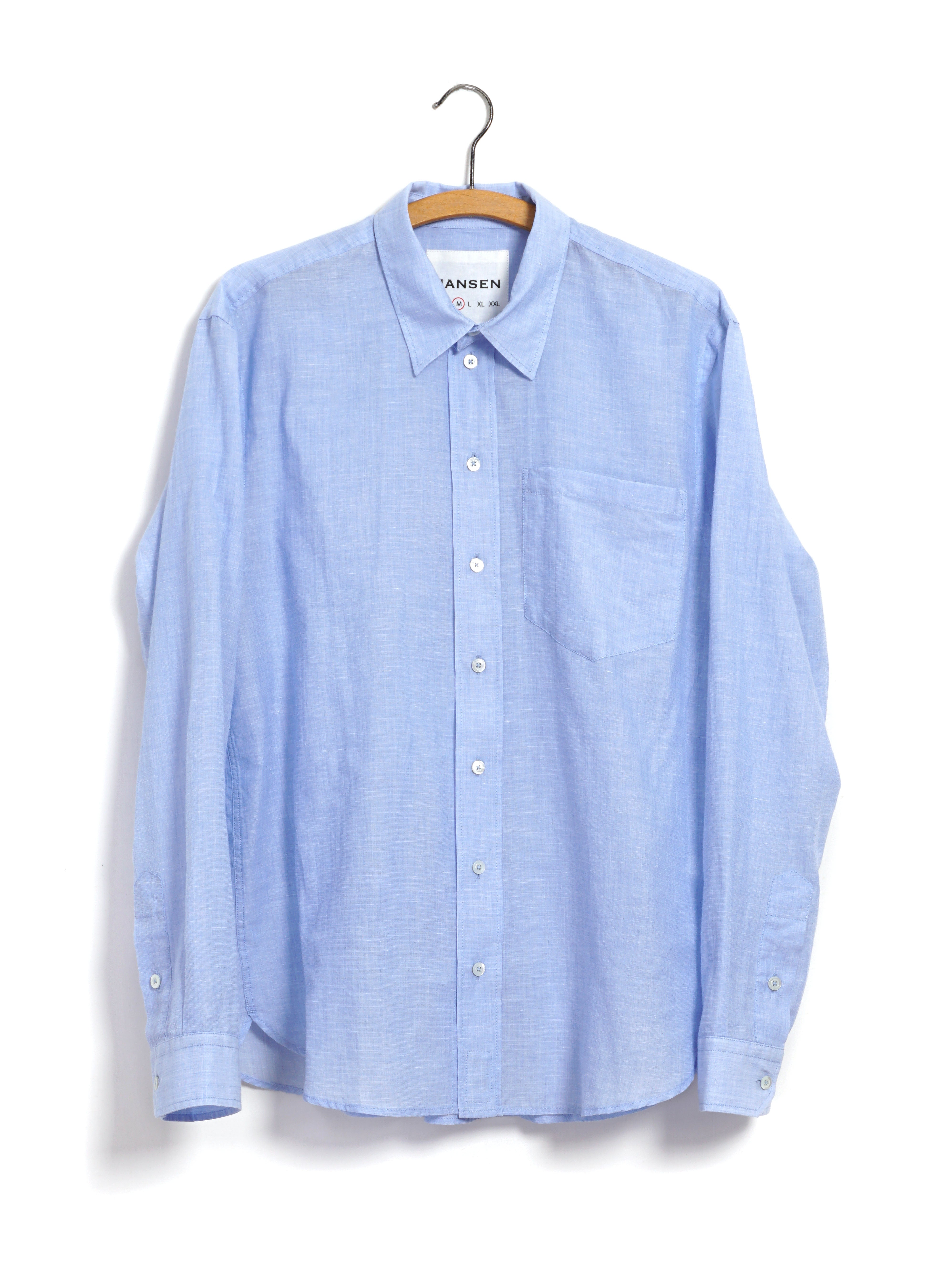 RAYMOND 31-31-3 | Loose Cut Shirt | Sky Blue
