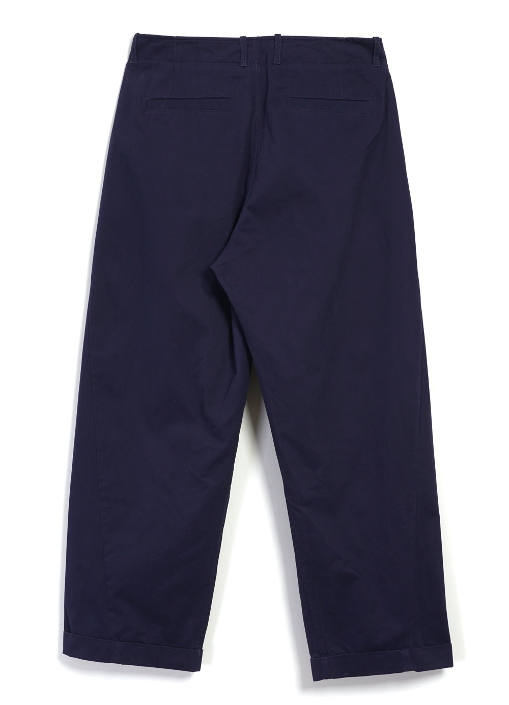 BOBBY 31-56-3 | Wide Pleated Everyday Trousers | Marine