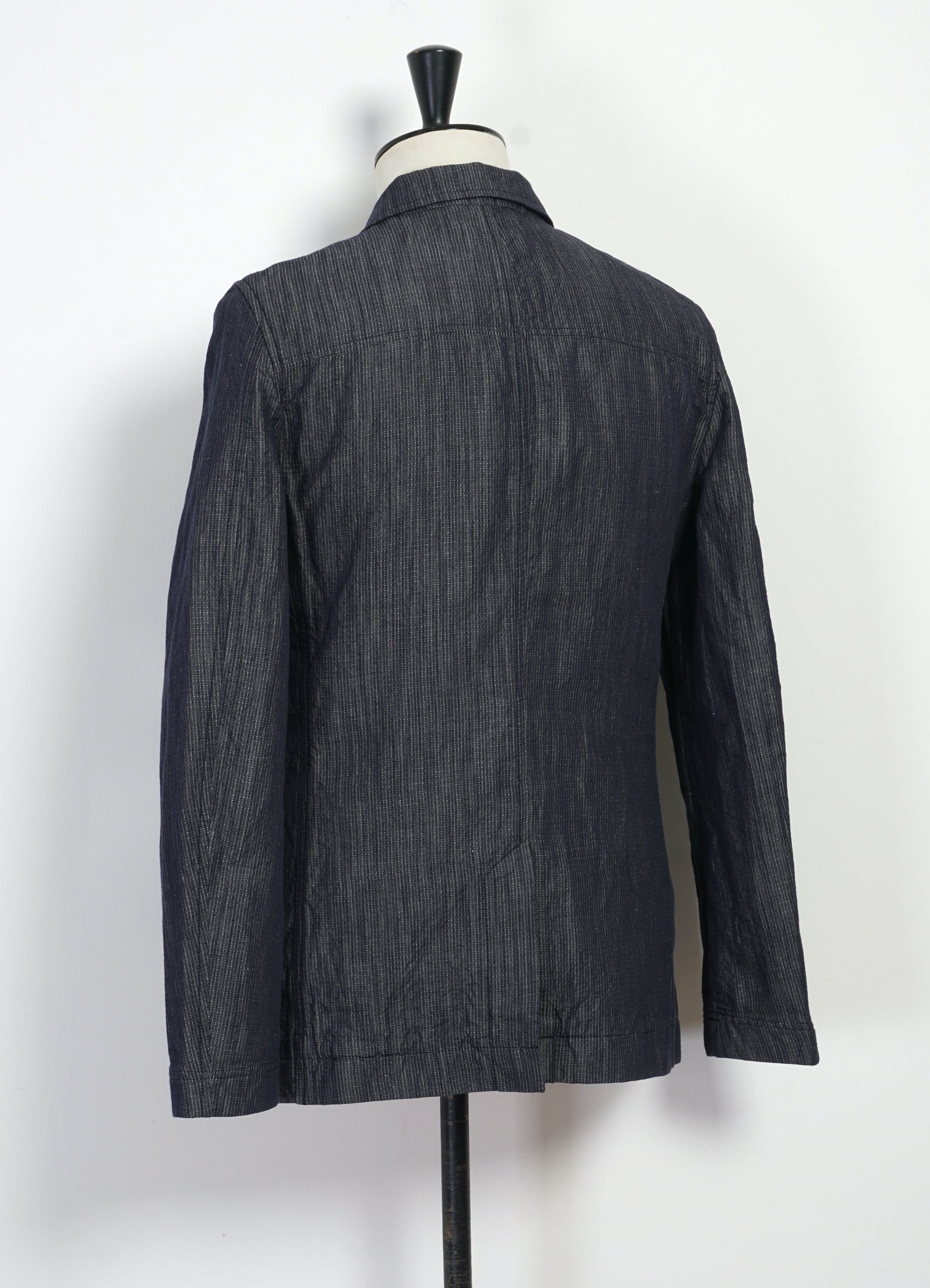 CHARLIE 31-66-3 | Easy Two Button Blazer | Navy Dobby