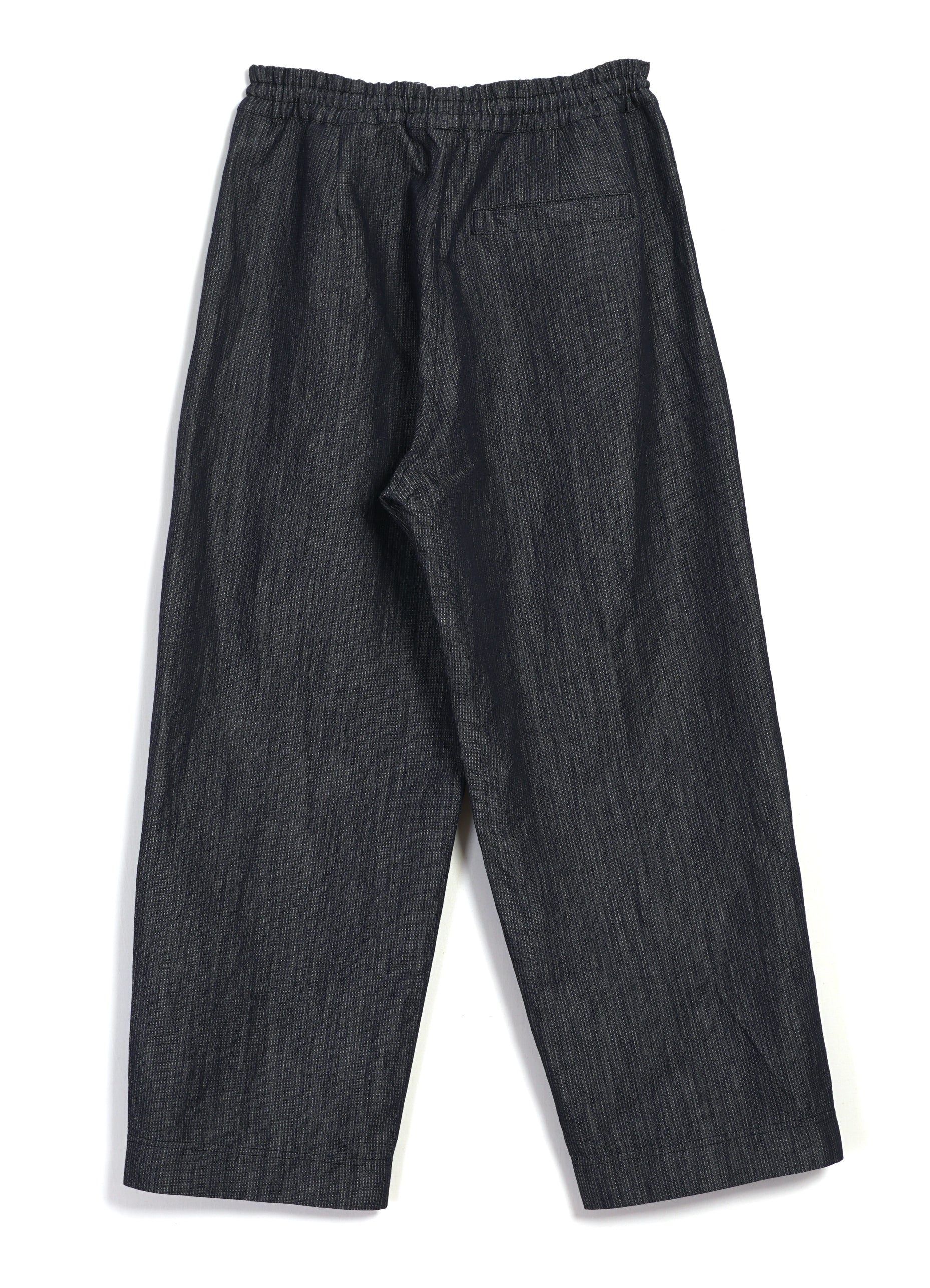 EMIR 31-66-3 | Loose Drawstring Pants | Navy Dobby