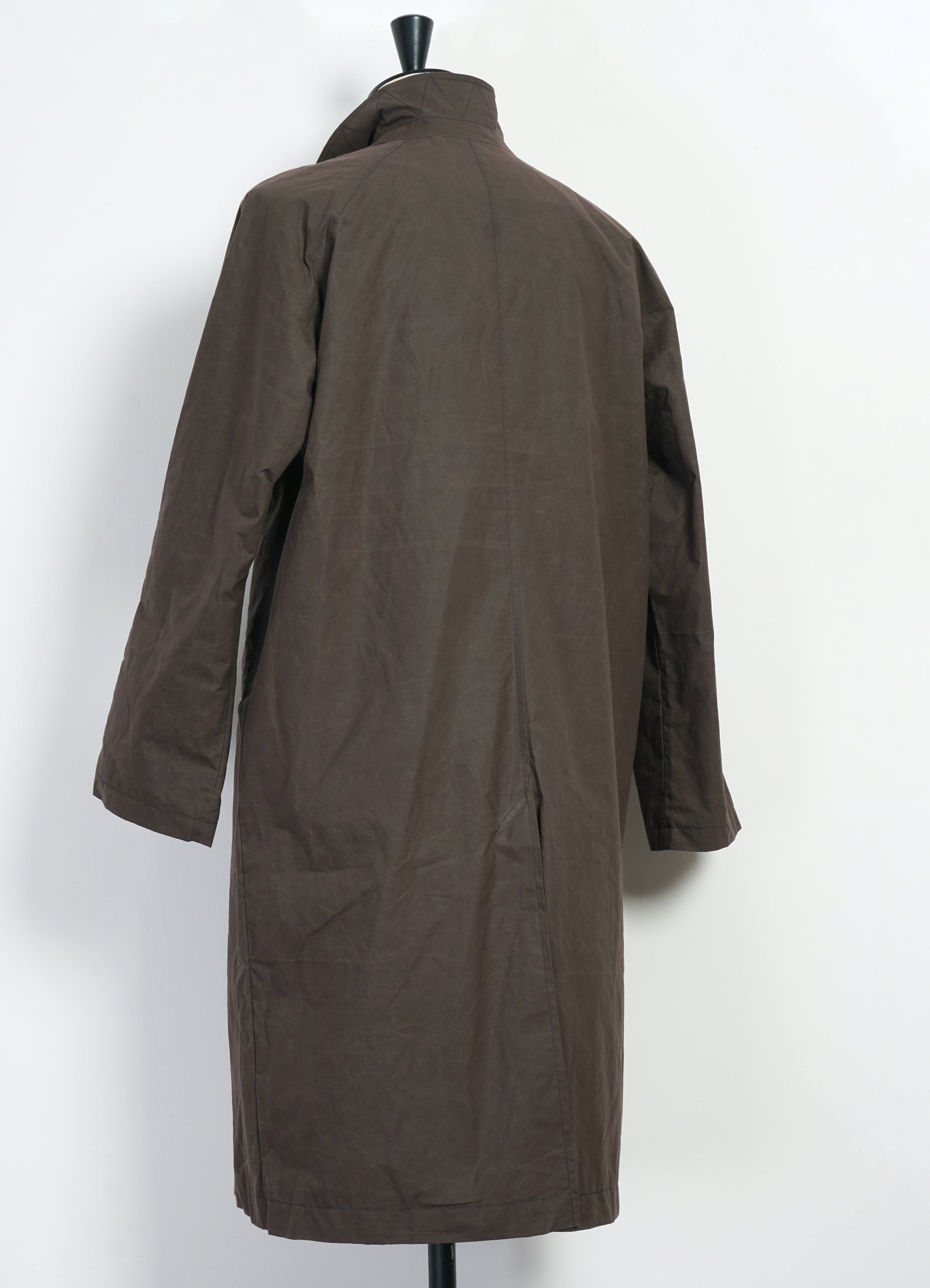 MORTEN 31-72-6 | Long Coat | Waxed Rye – HANSEN Garments
