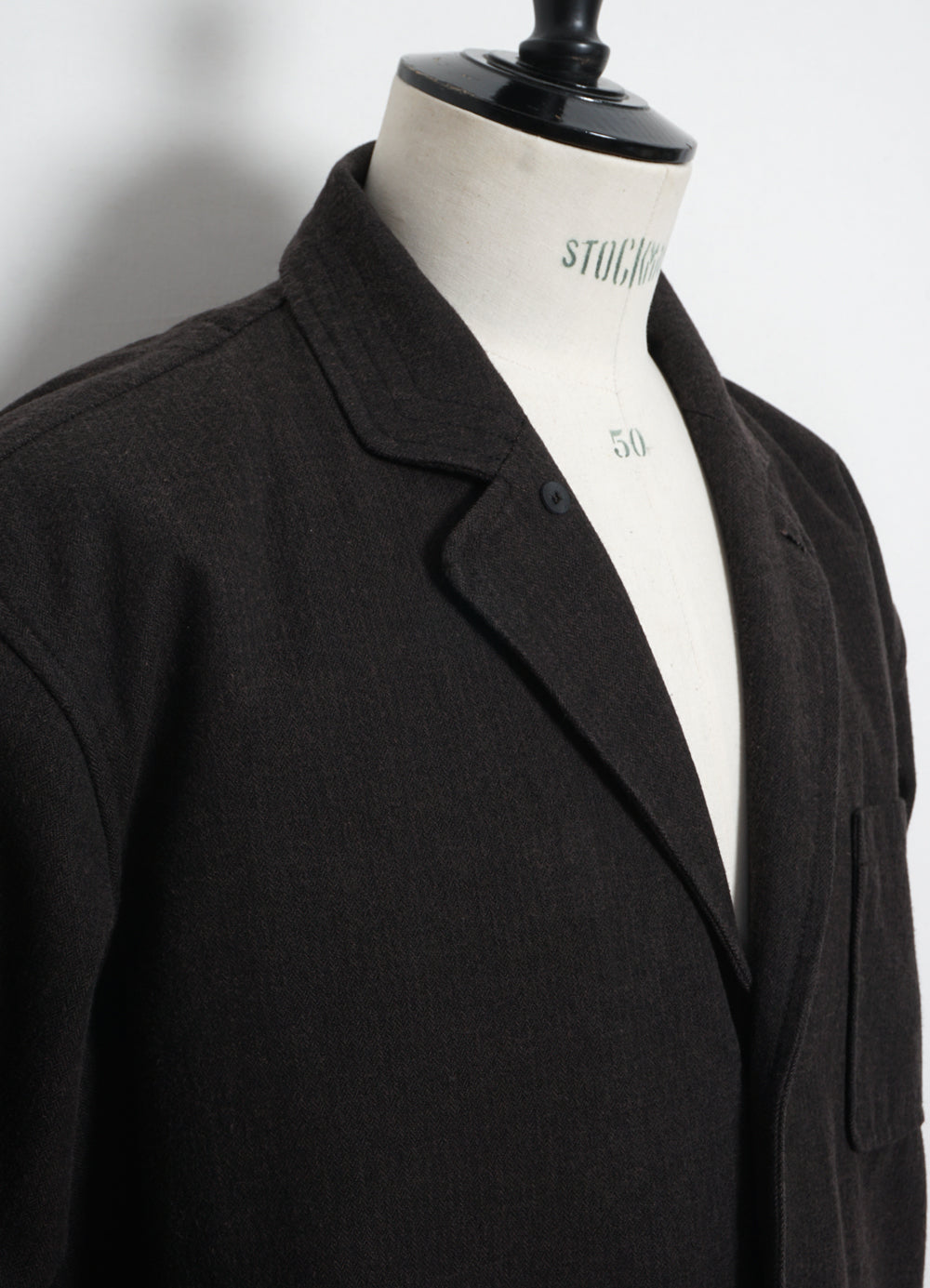 MALVIN 30-93-7 | Loose Cut Blazer | Brown Herringbone