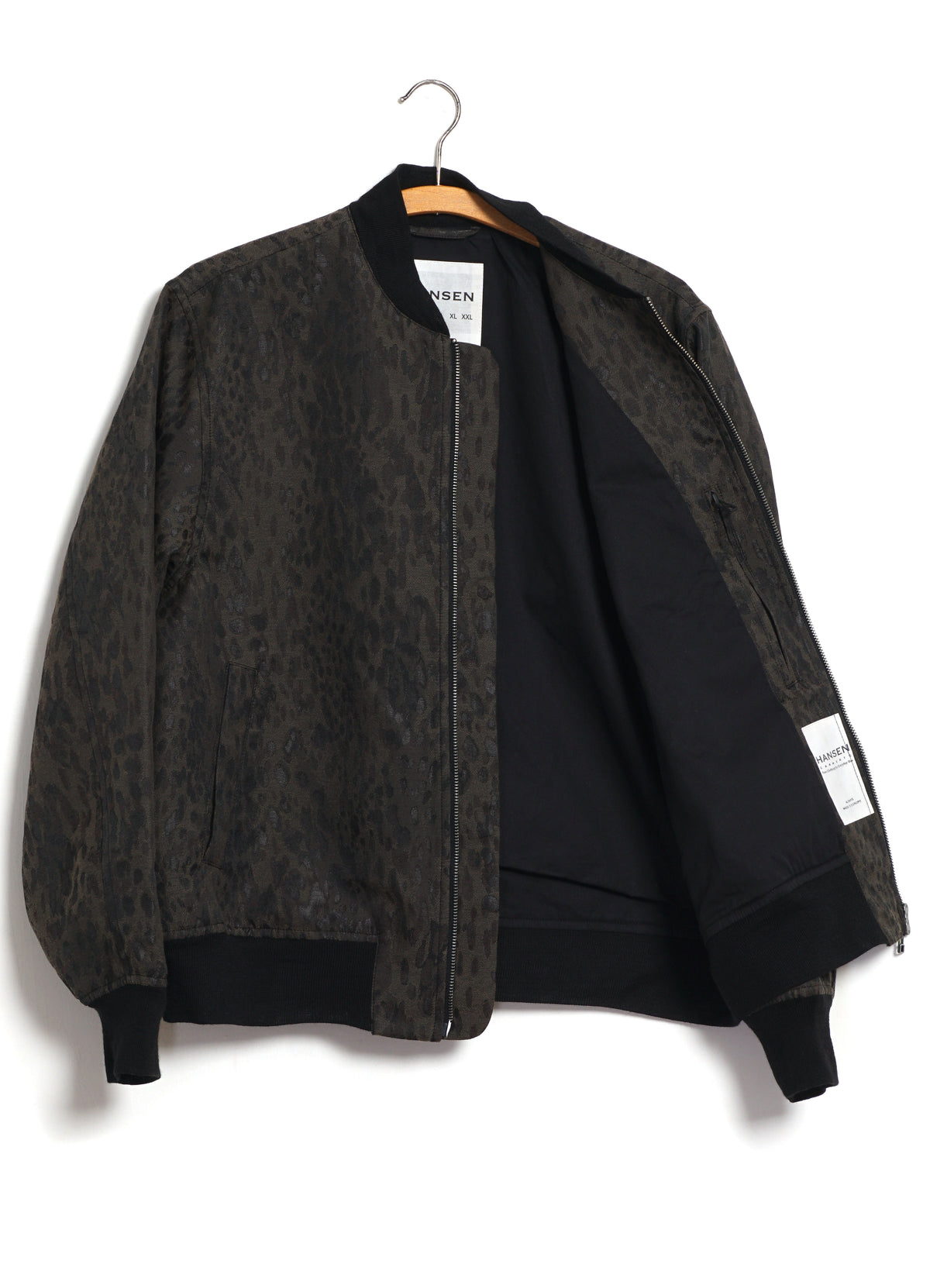 MAX 32-39-6 | Loose Fit Bomber Jacket | Camo Leopard