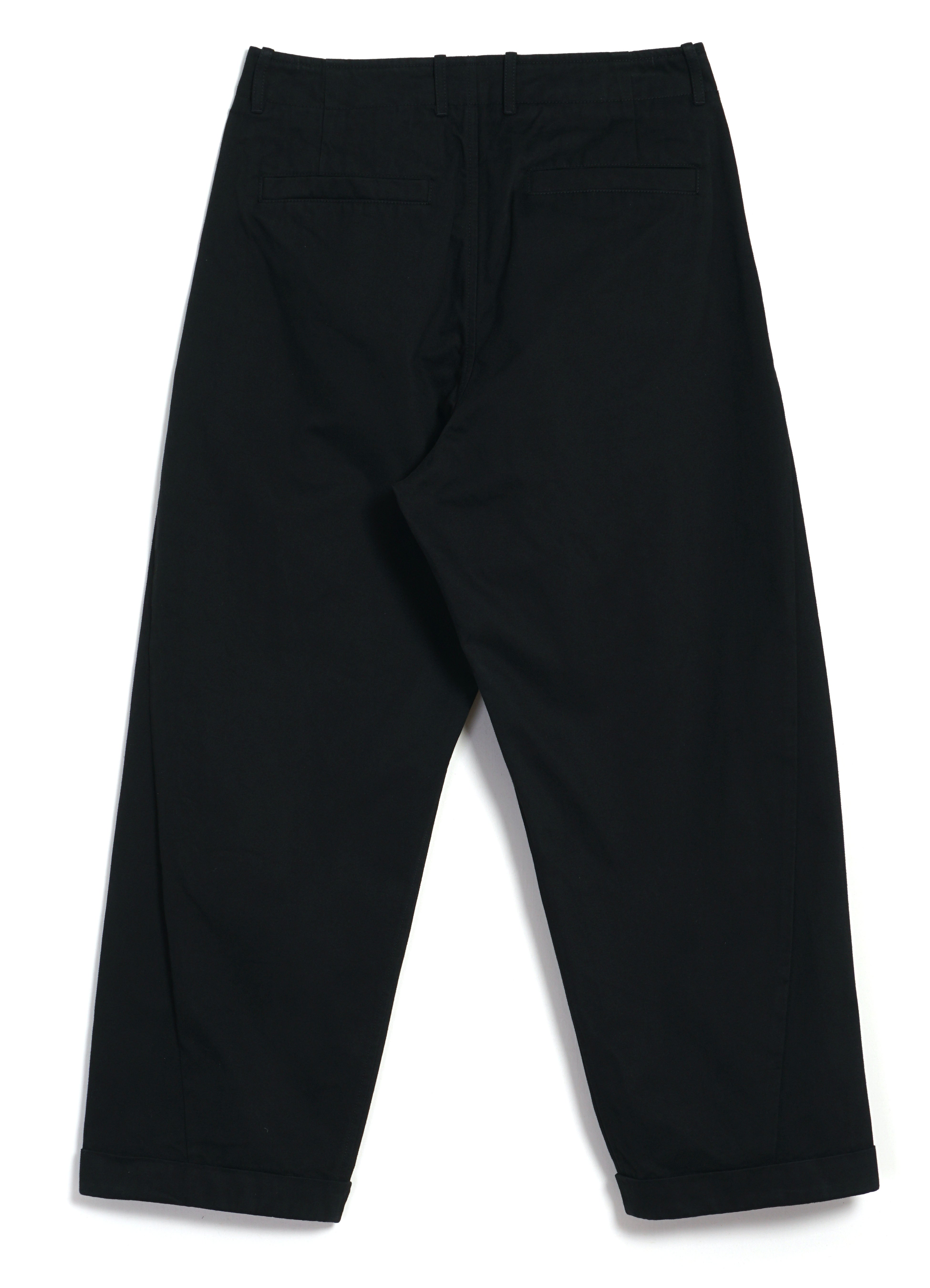 BOBBY 32-56-2 | Wide Pleated Trousers | Black