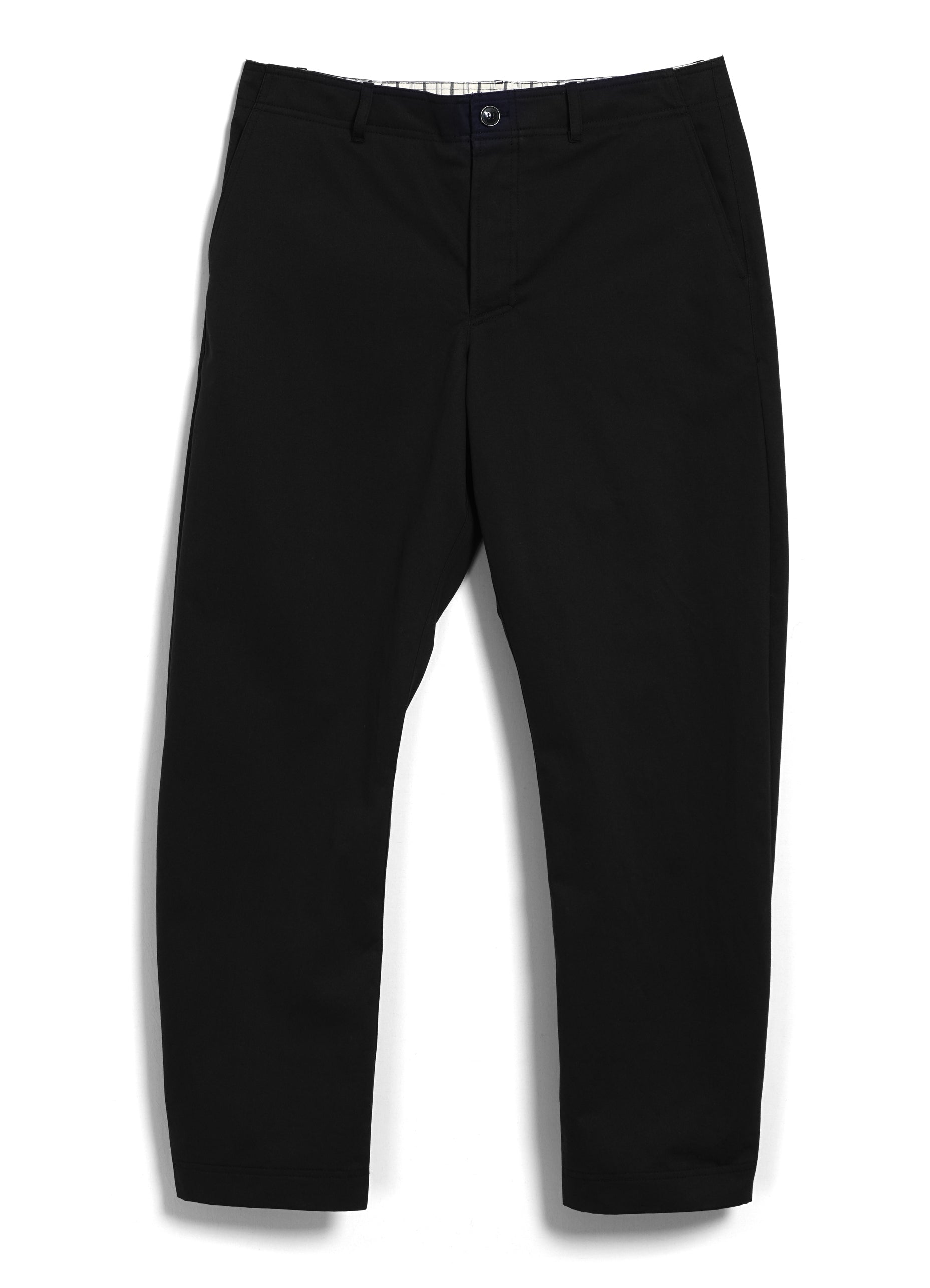 TRYGVE 32-56-2 | Loose Cut Tapered Trousers | Black