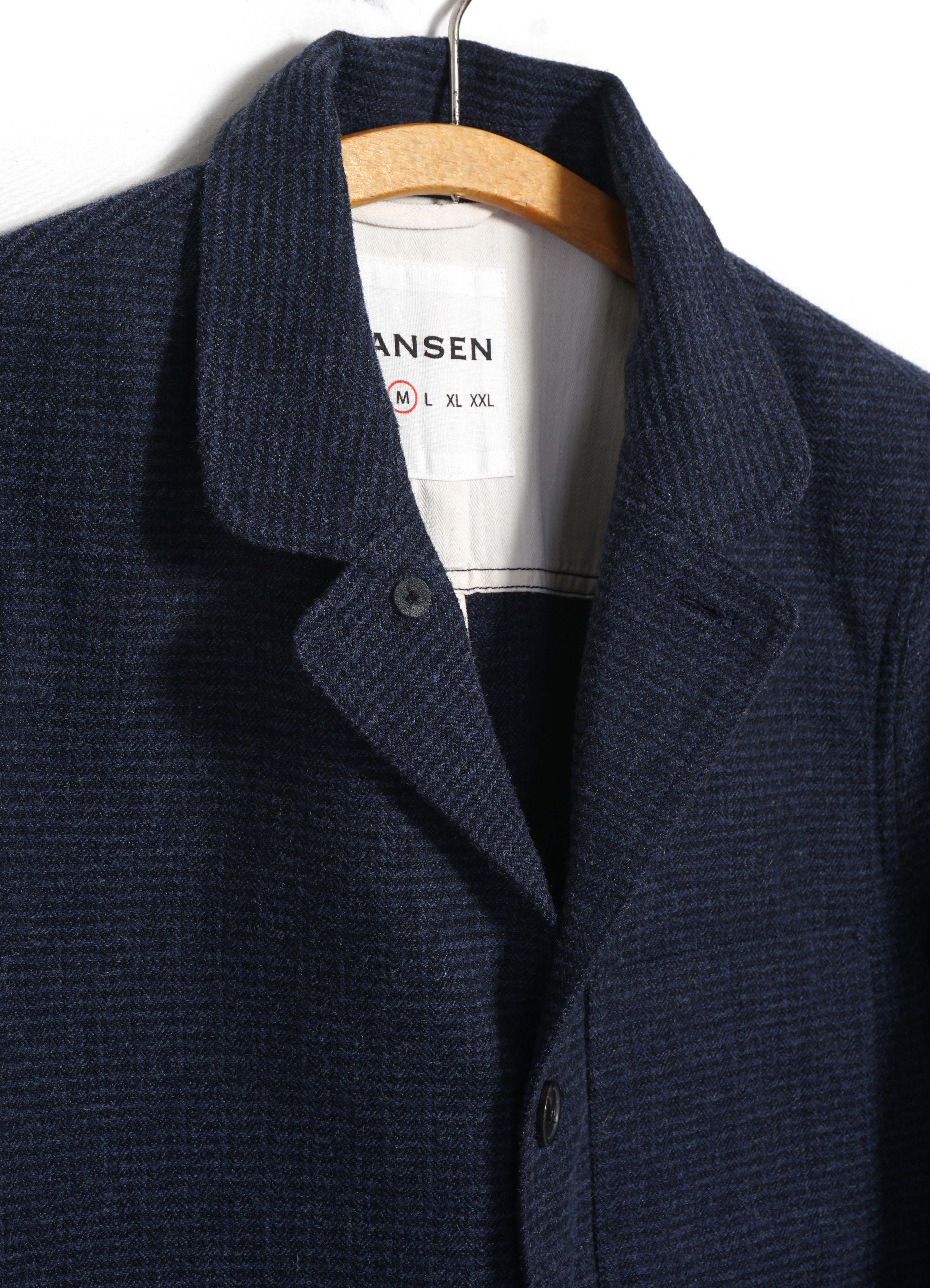 JOSEF 32-61-3 | Easy Four Button Blazer | Broken Blue