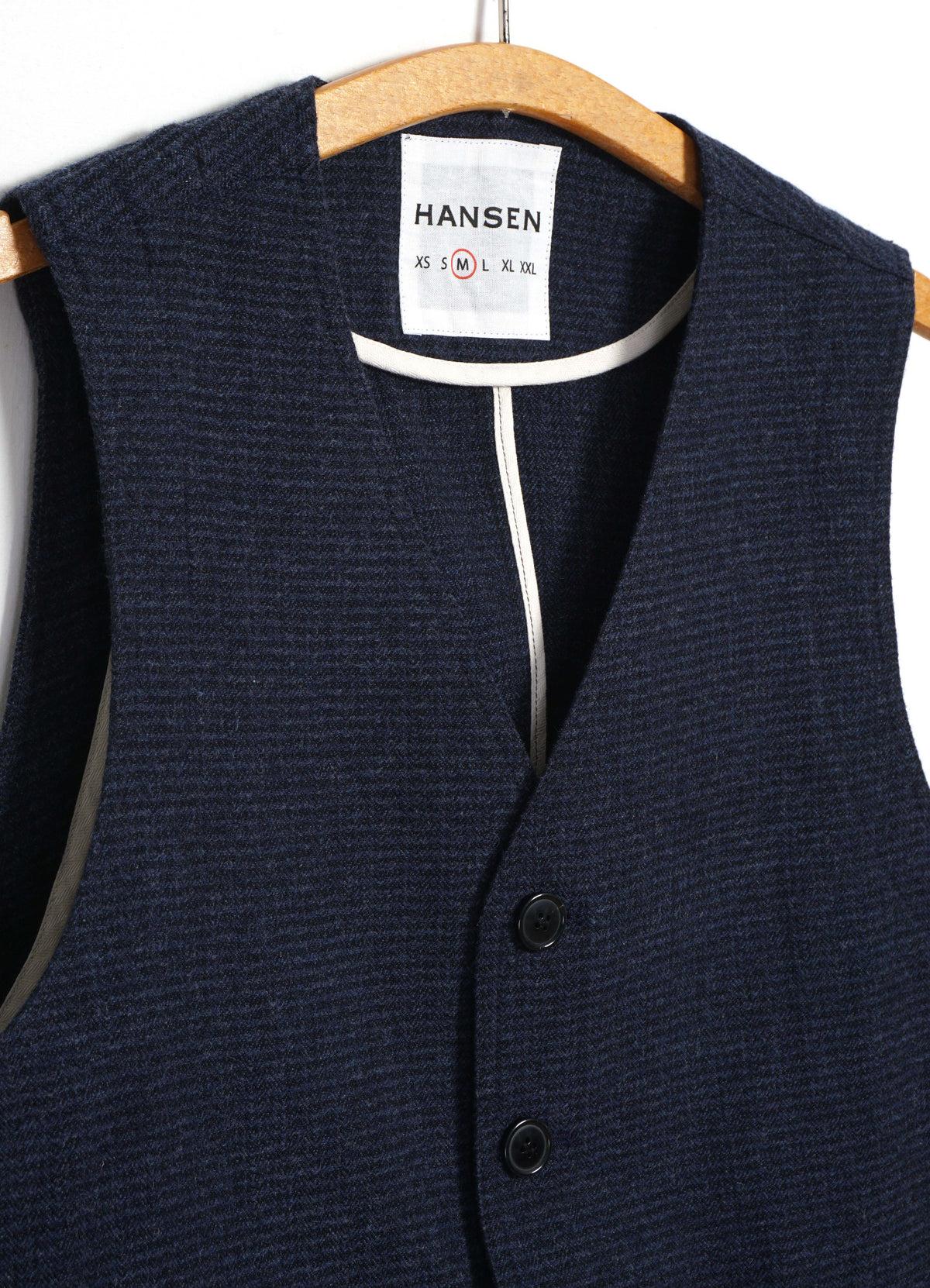 KNUD 32-61-3 | Casual Waistcoat | Broken Blue