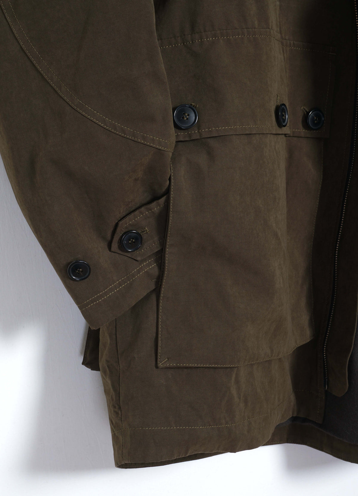 DEREK 32-78-6 | Oversized Field Jacket | Khaki