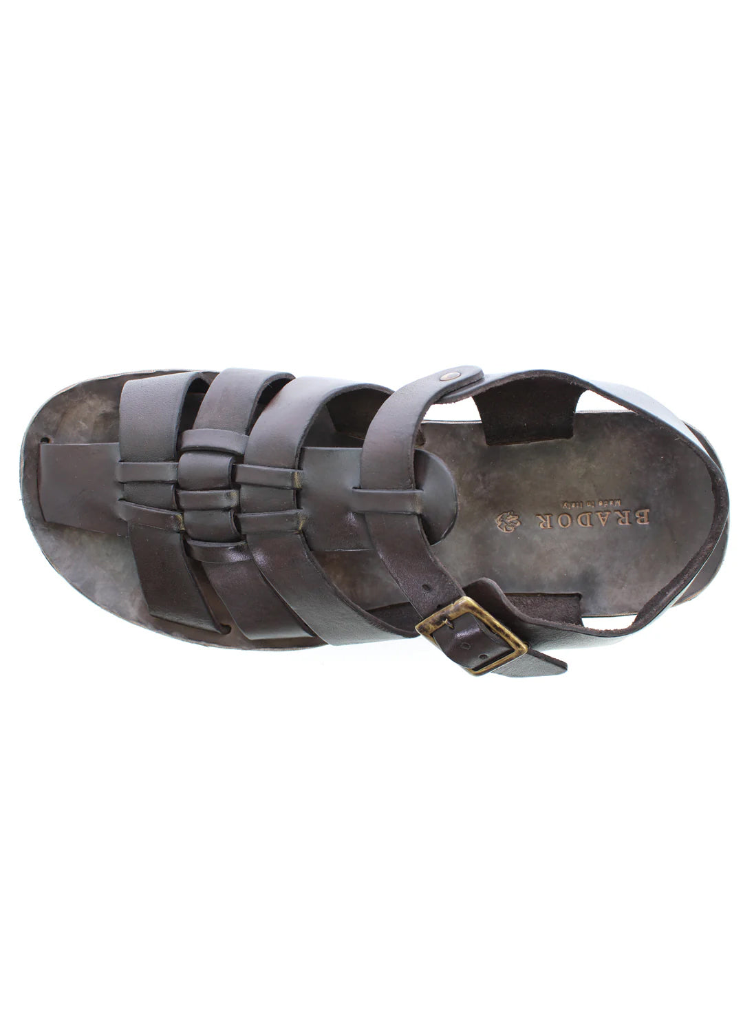 APOLLO | Vegetable Tanned Leather Sandal | Brown