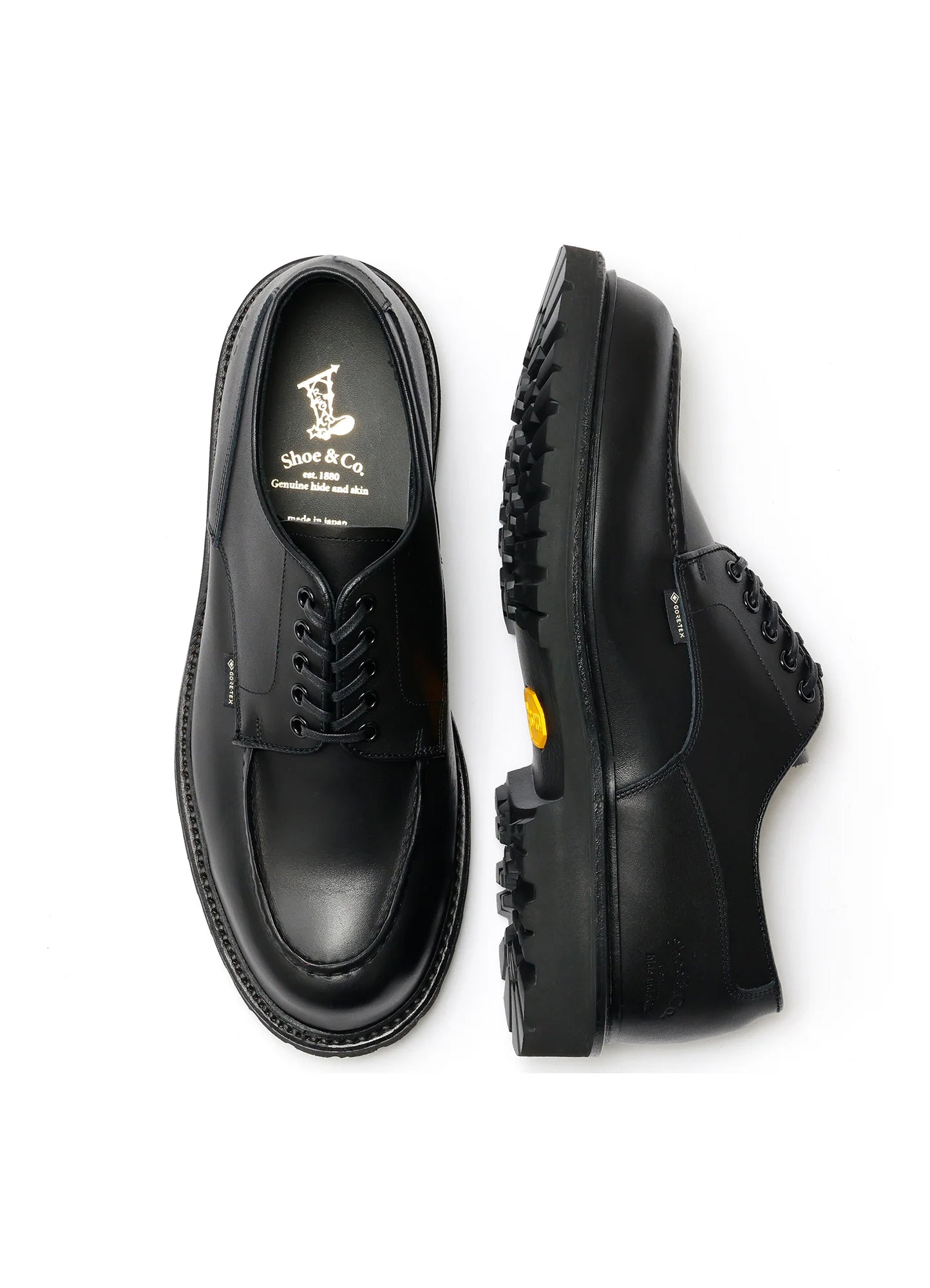 U-TIP | Gore-Tex Leather Shoe | Black