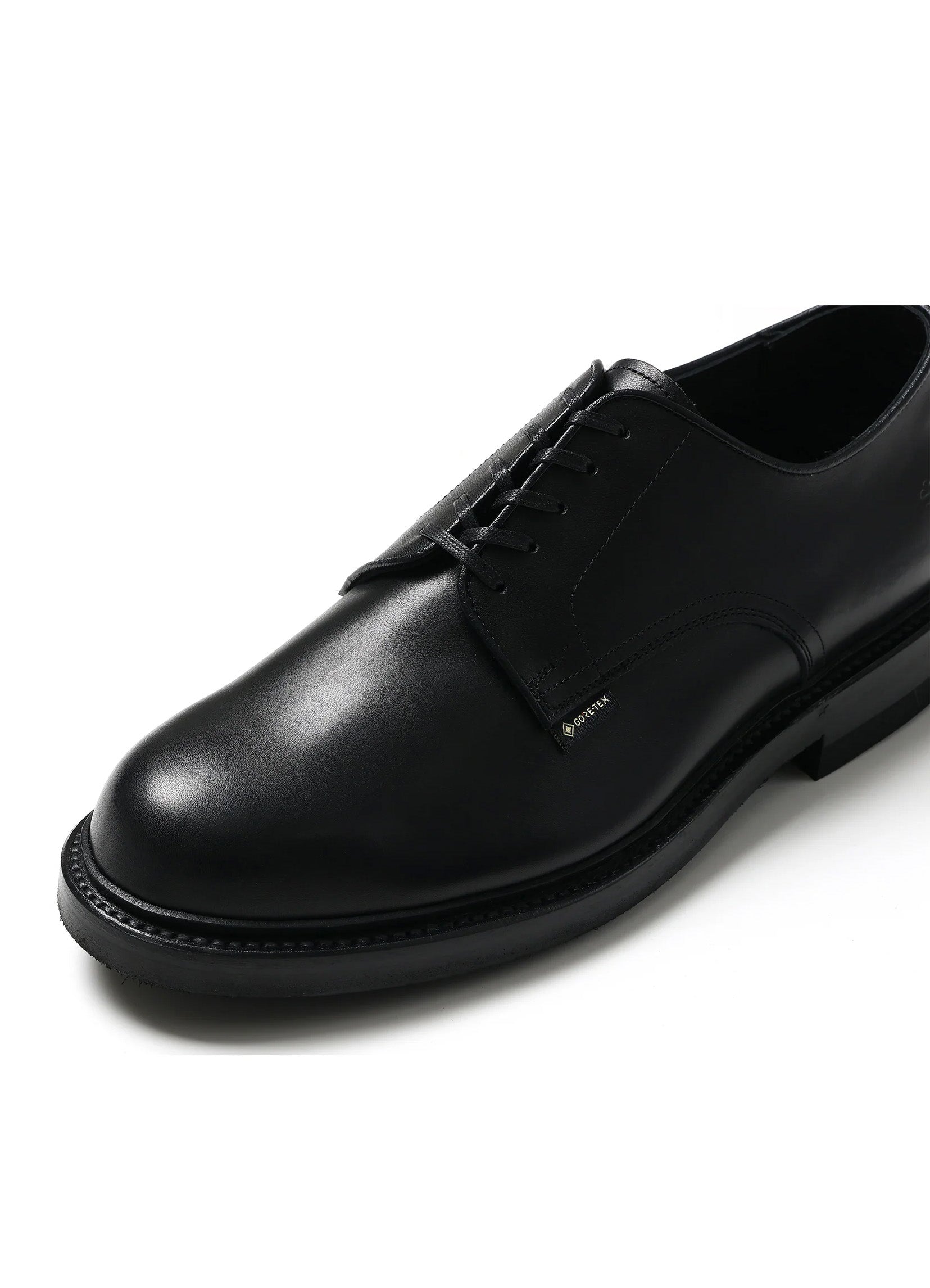 PLAIN TOE | Gore-Tex Leather Shoe | Black