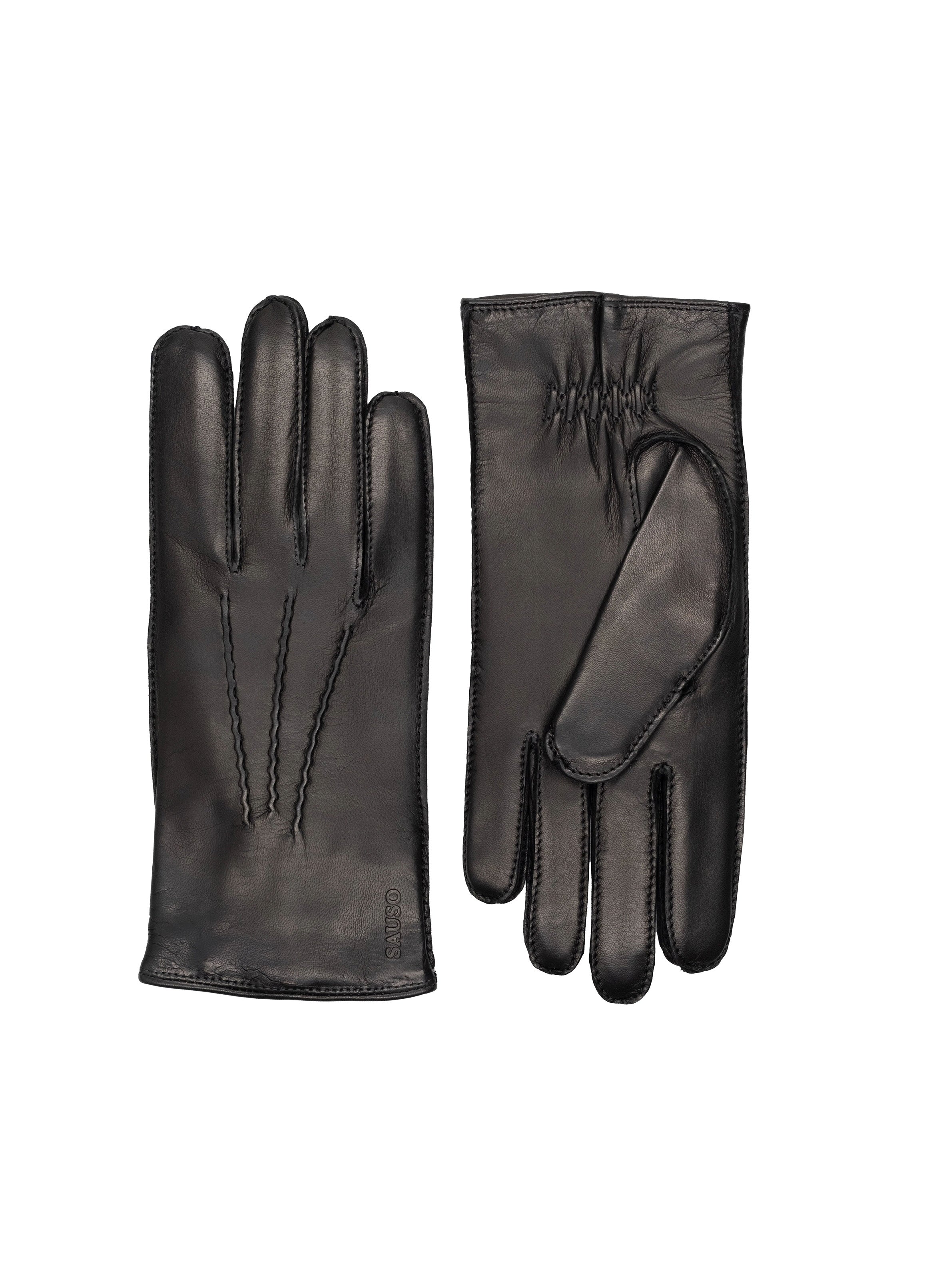 MIKKA | Lamb Nappa Leather Gloves | Black