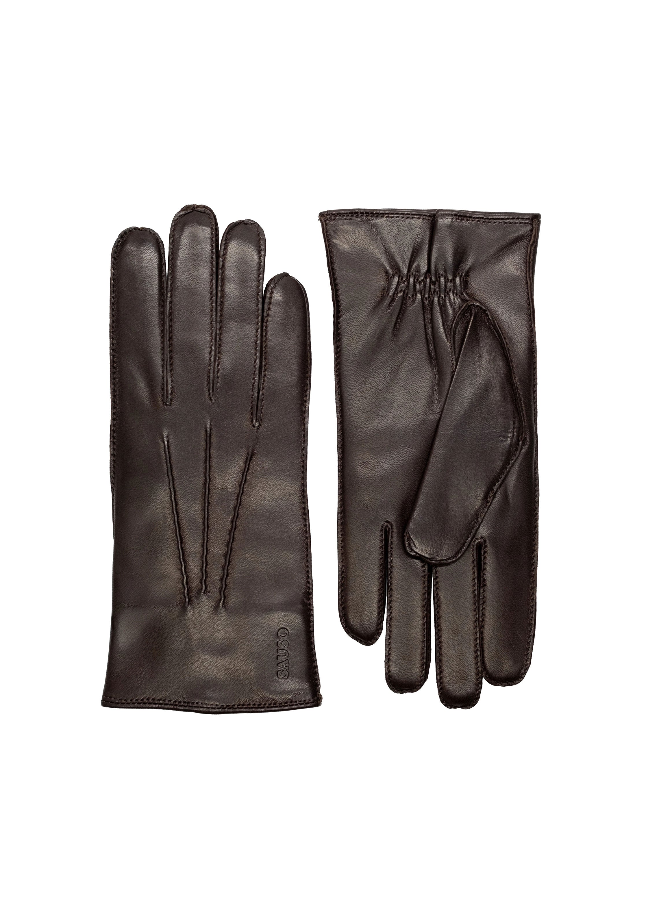 MIKKA | Lamb Nappa Leather Gloves | Chestnut