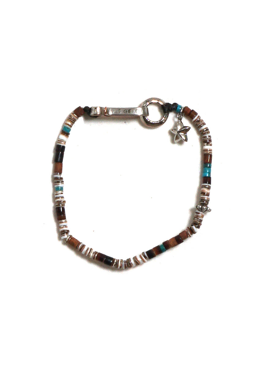 D-504 | Seed Beads Bracelet | Shell Turquoise