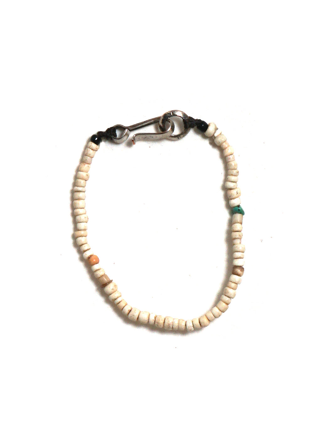 D-612 | Venetian Beads Bracelet | White Mix