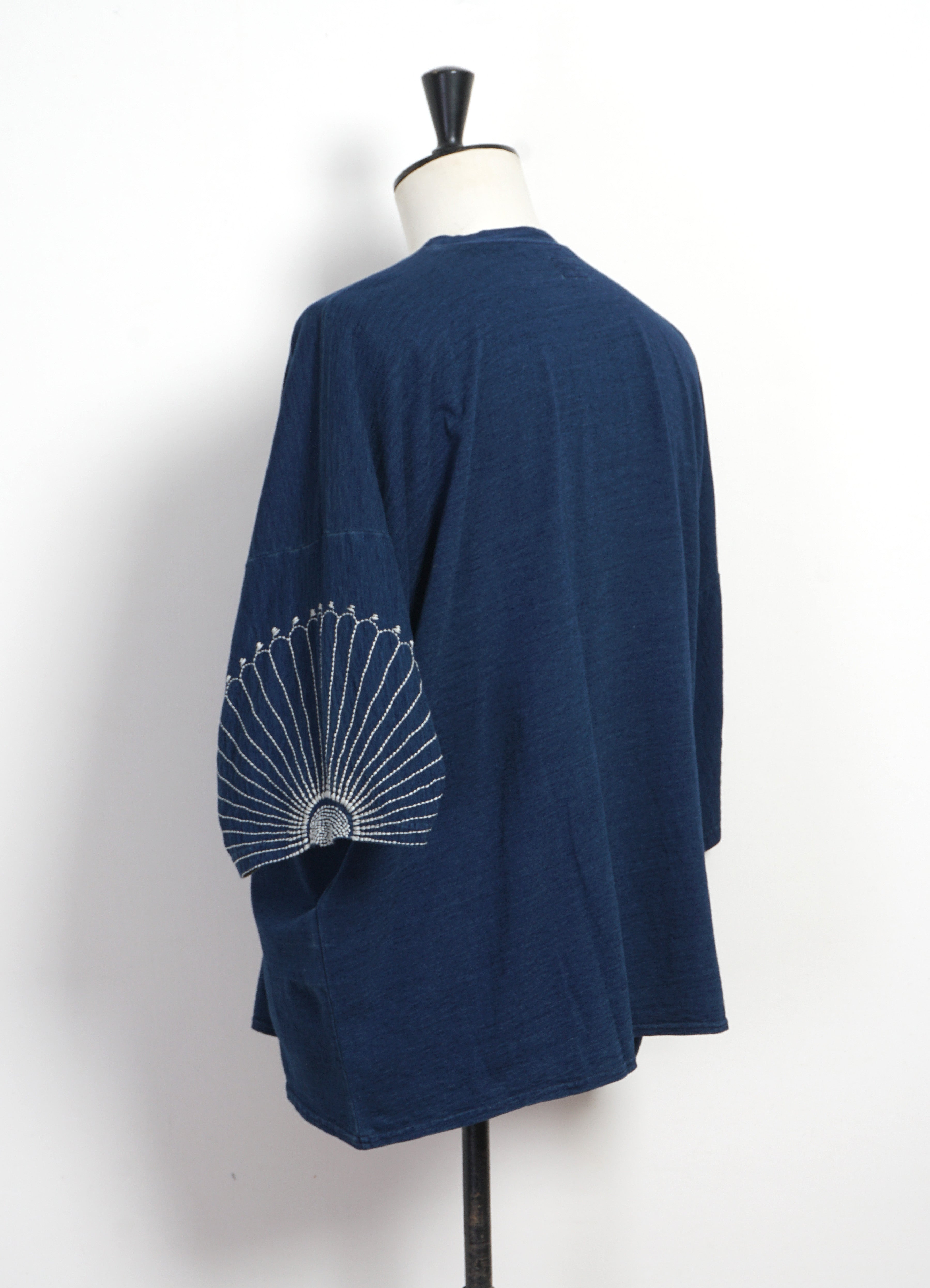 FUROSHIKI | Embroidered Huge T | Indigo
