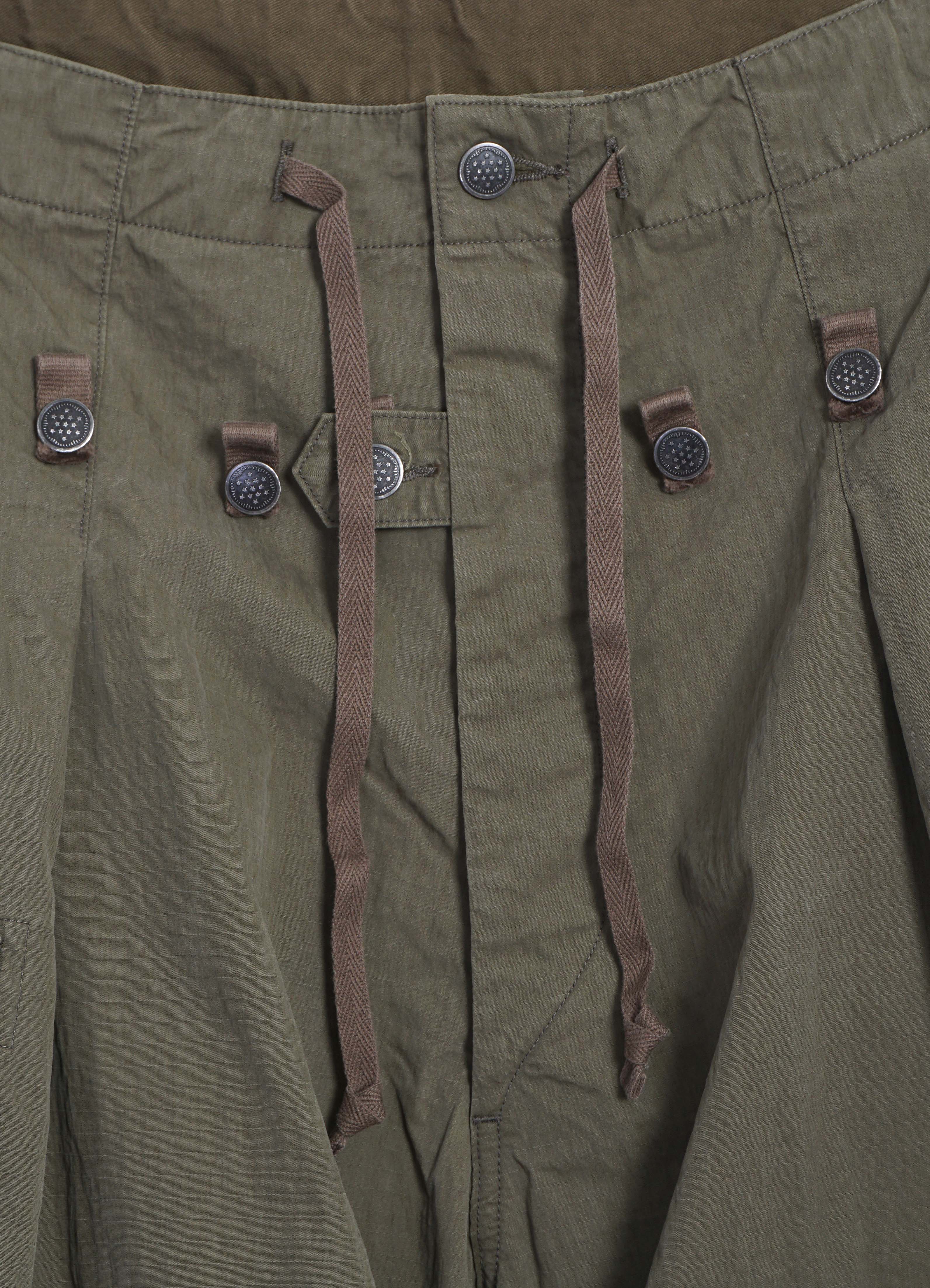 JUMBO CARGO PANTS | Ripstop Workwear Trouser | Khaki