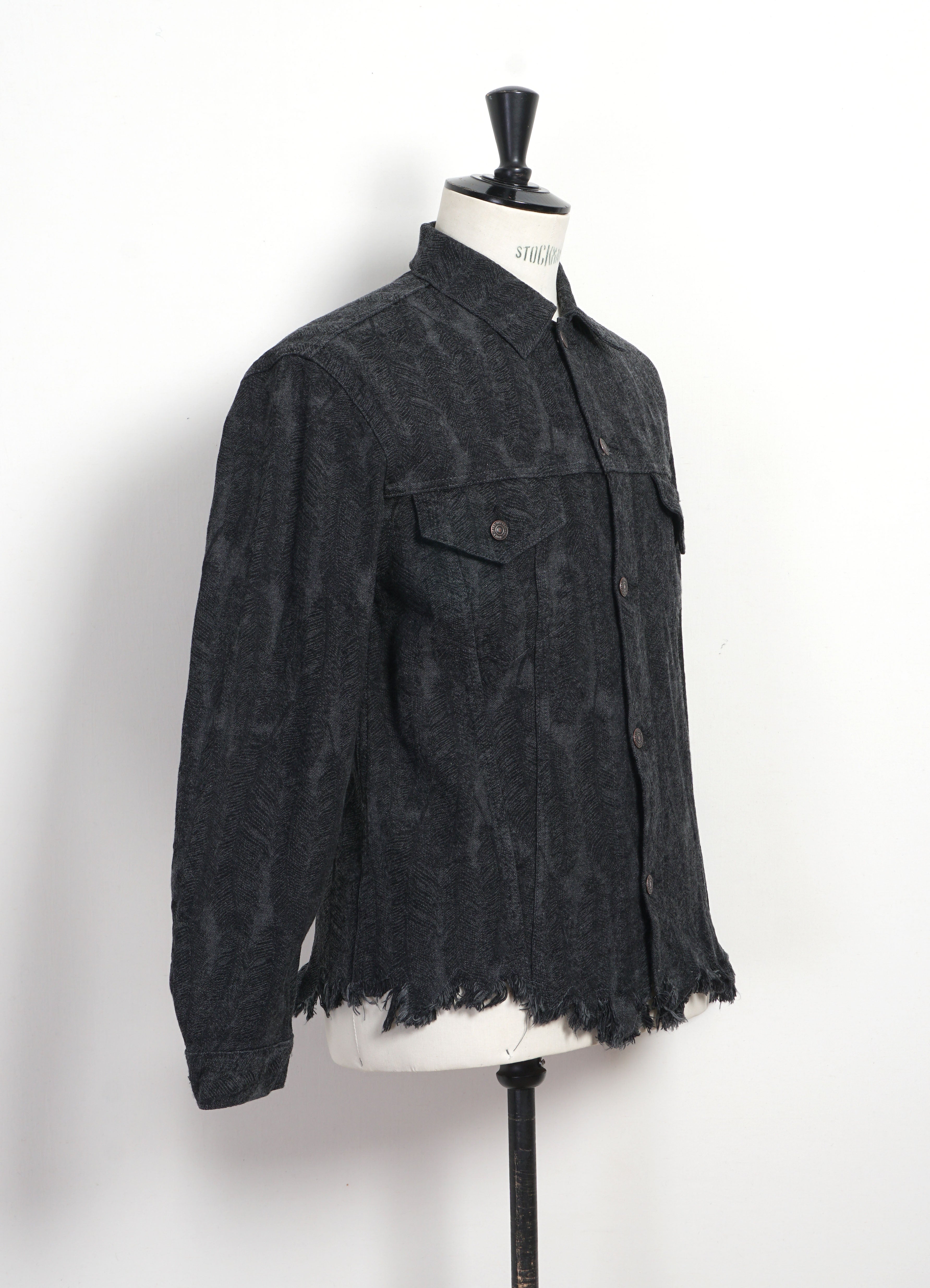 MAGPIE | 12oz Denim 3rd Jacket | Black/Black
