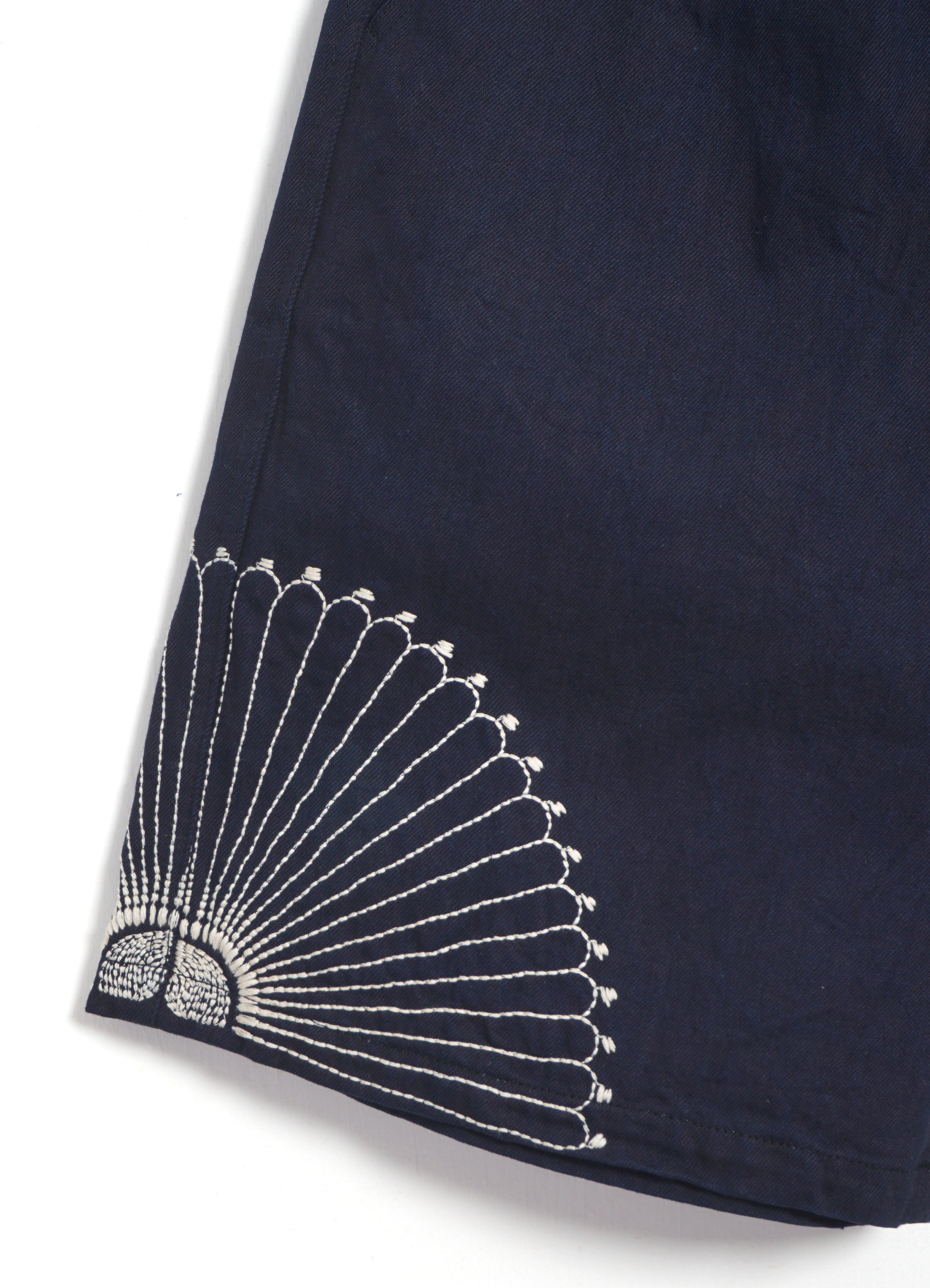 FUROSHIKI | 10oz Denim Easy Shorts | Indigo