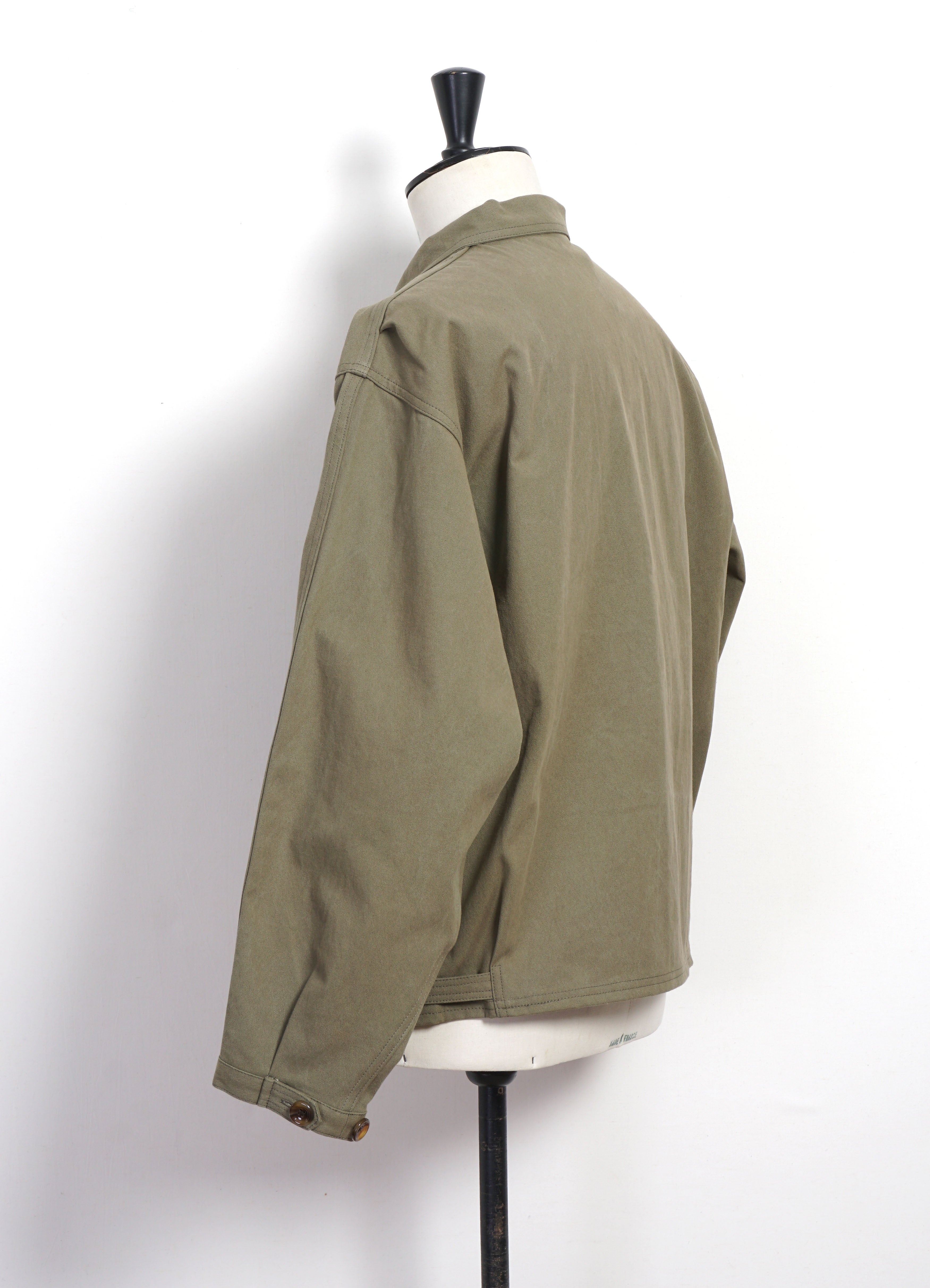 KAYAK PAW-PAW | Cotton-Canvas Blouson Jacket | Khaki – HANSEN Garments