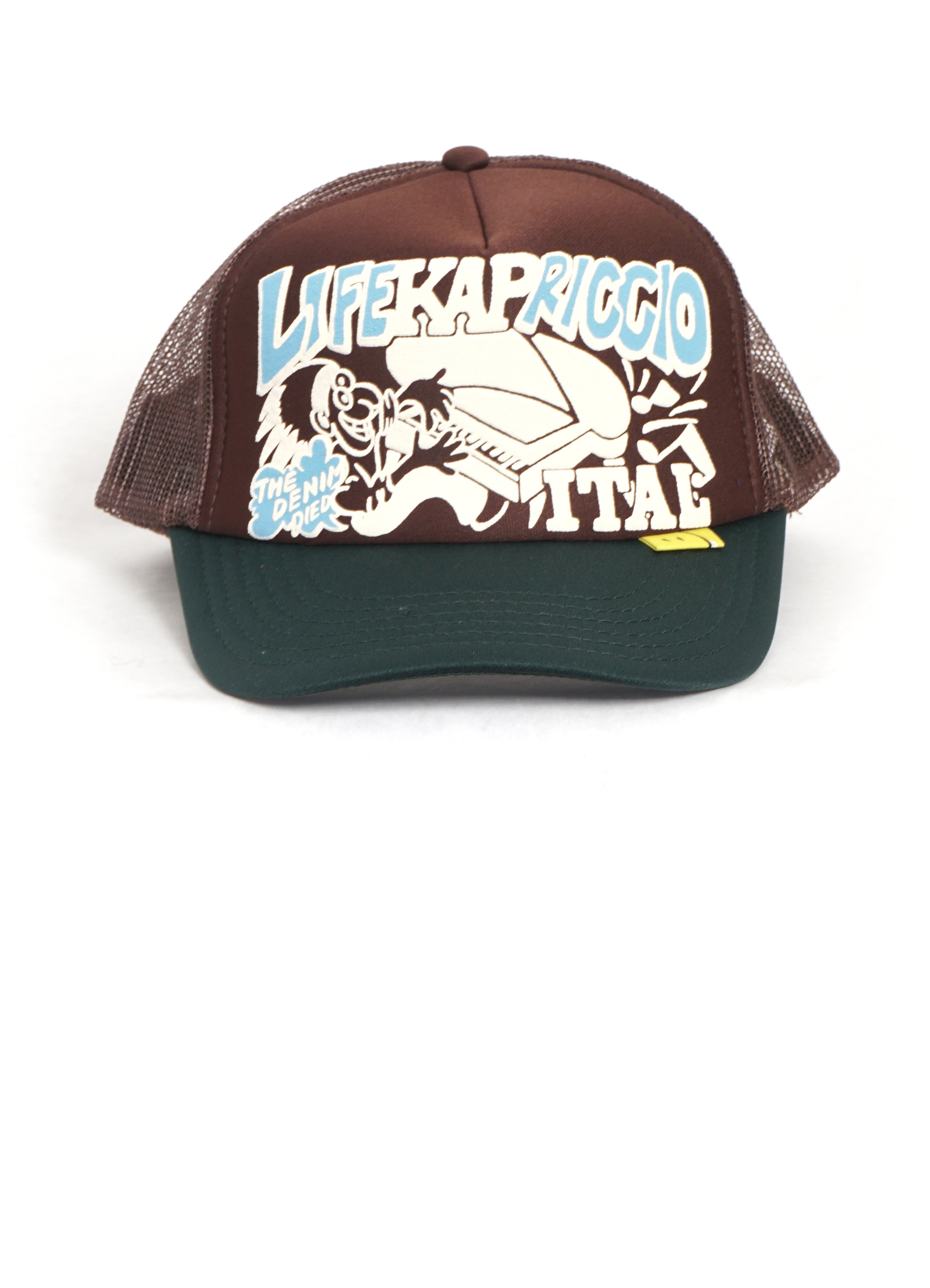 LIFE KAPRICCIO | Trucker Cap | Brown/Dark Green