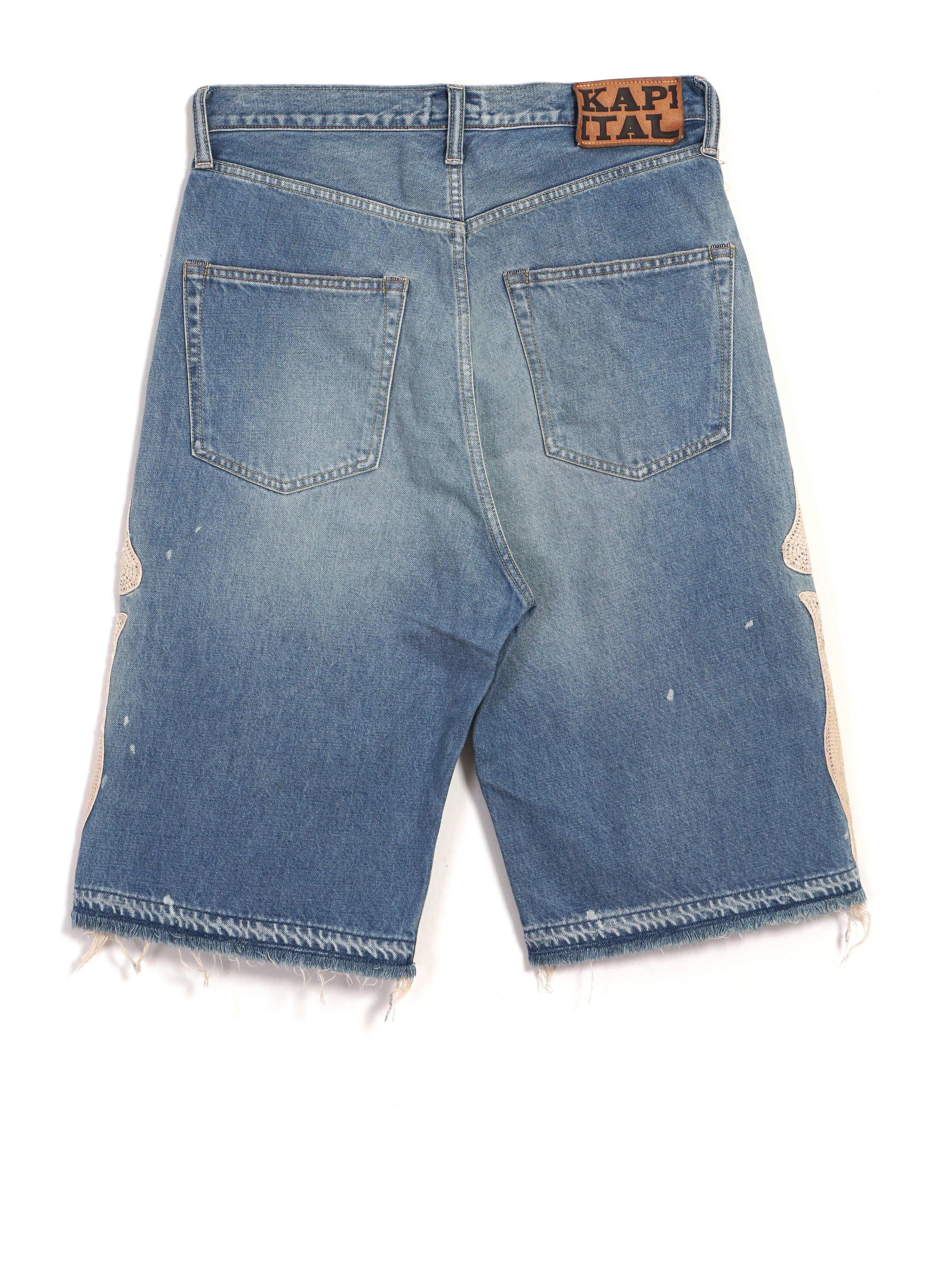 BONE | 14oz Denim 5P Shorts | Processed Indigo – HANSEN Garments