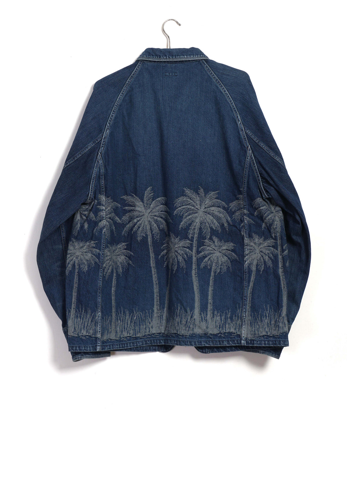 PALM TREE | 12oz Jacquard Denim Coverall | Processed