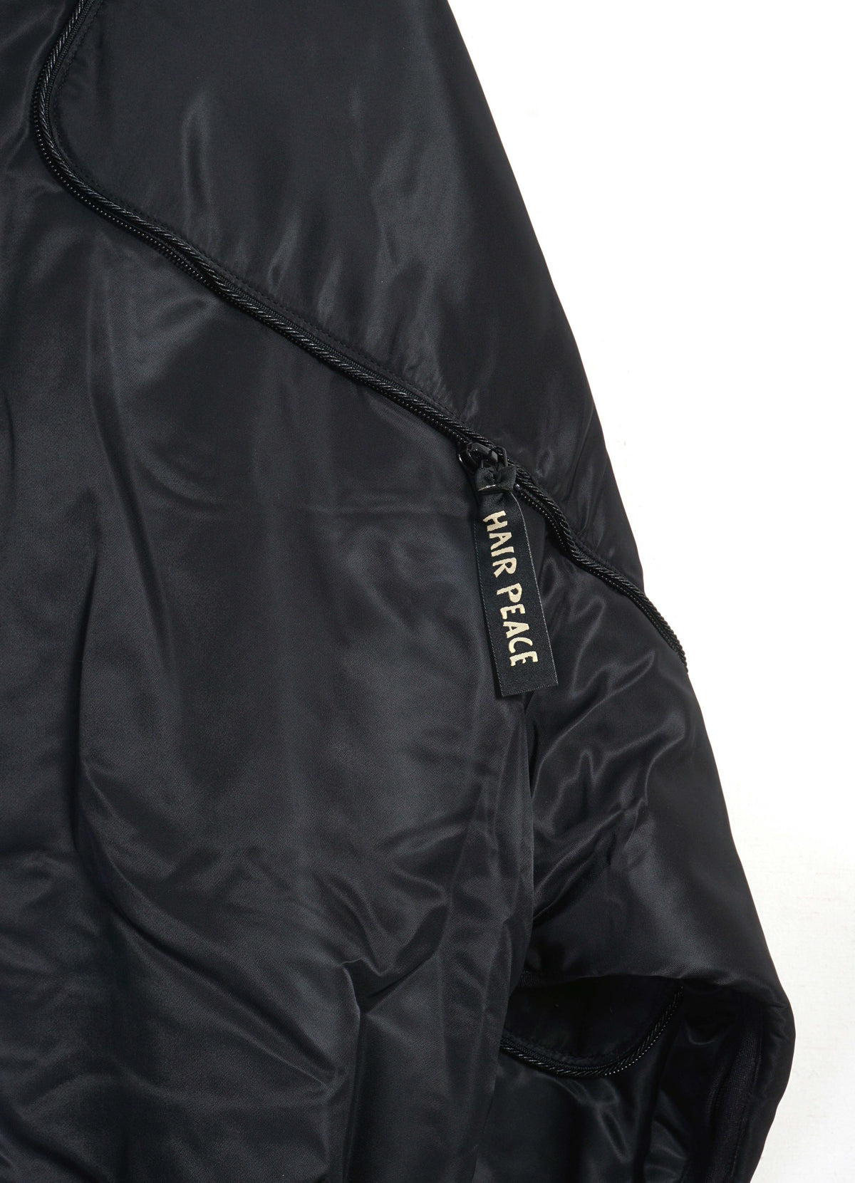 MA-1 SHAM BOMBER | Two-tone Shell Padded Jacket | Black
