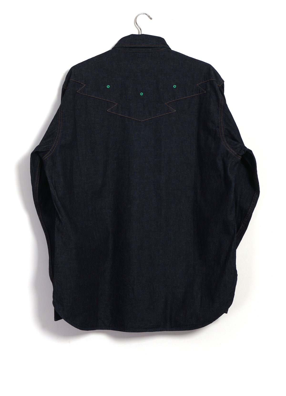 THUNDERBIRD HUSKY | 8oz Denim Western Shirt | Indigo