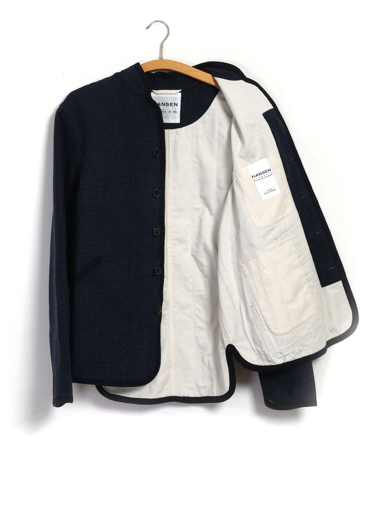 ERLING 32-61-3 | Refined Work Jacket | Broken Blue
