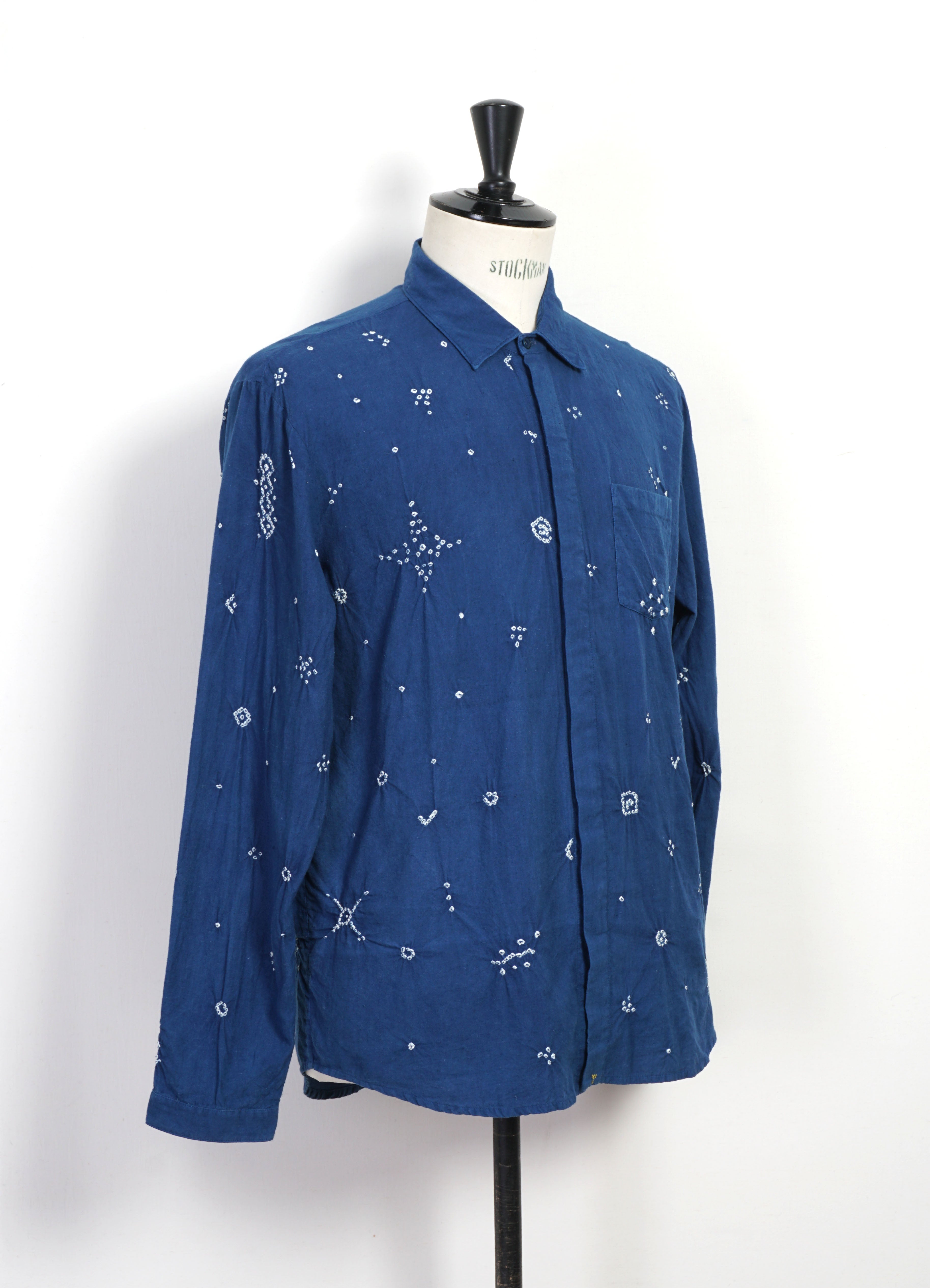 MBSHIRT | Bandhani Sartorial Shirt | Medium Indigo