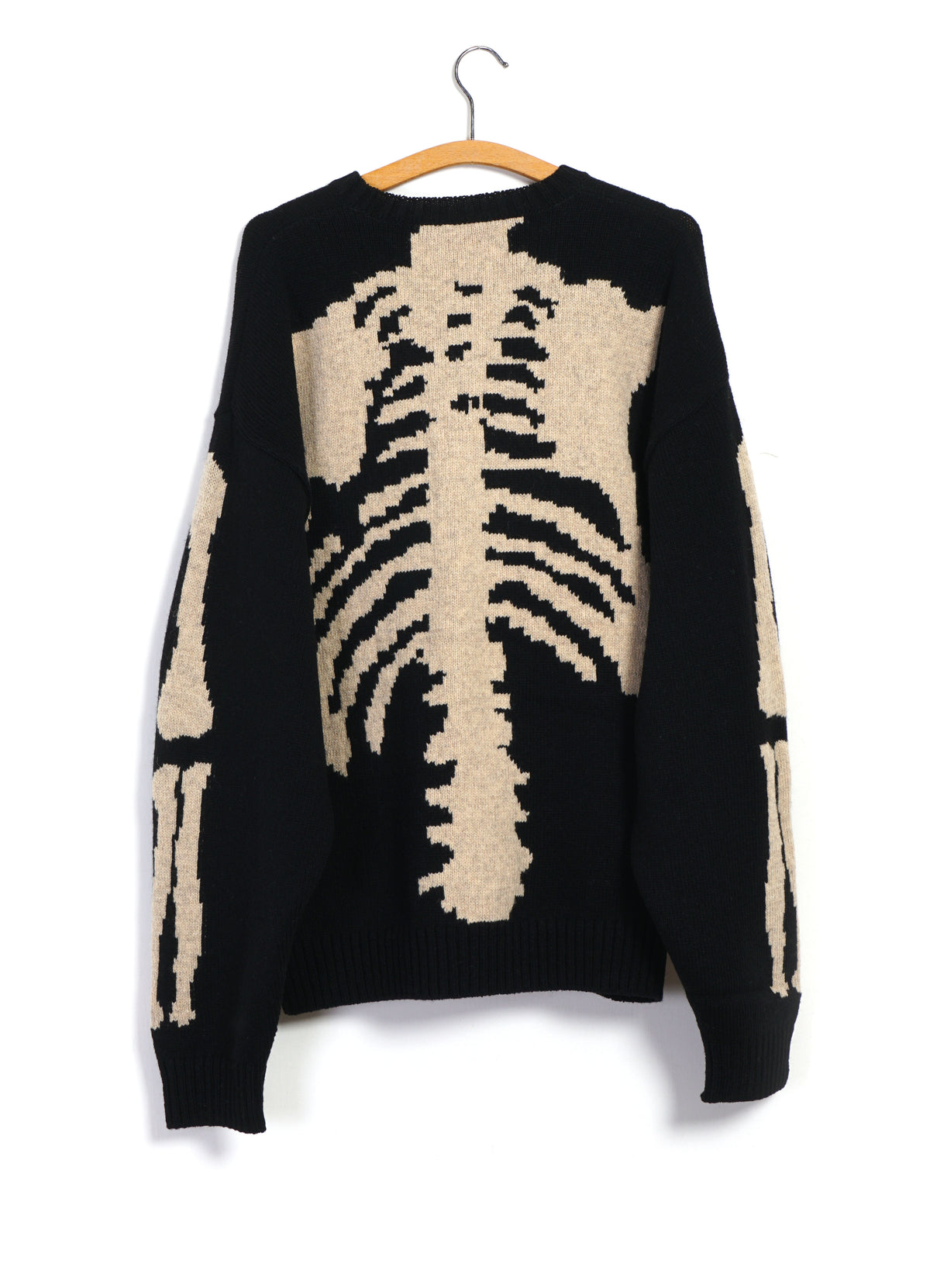BONE | 5G Wool Crew Sweater | Black – HANSEN Garments