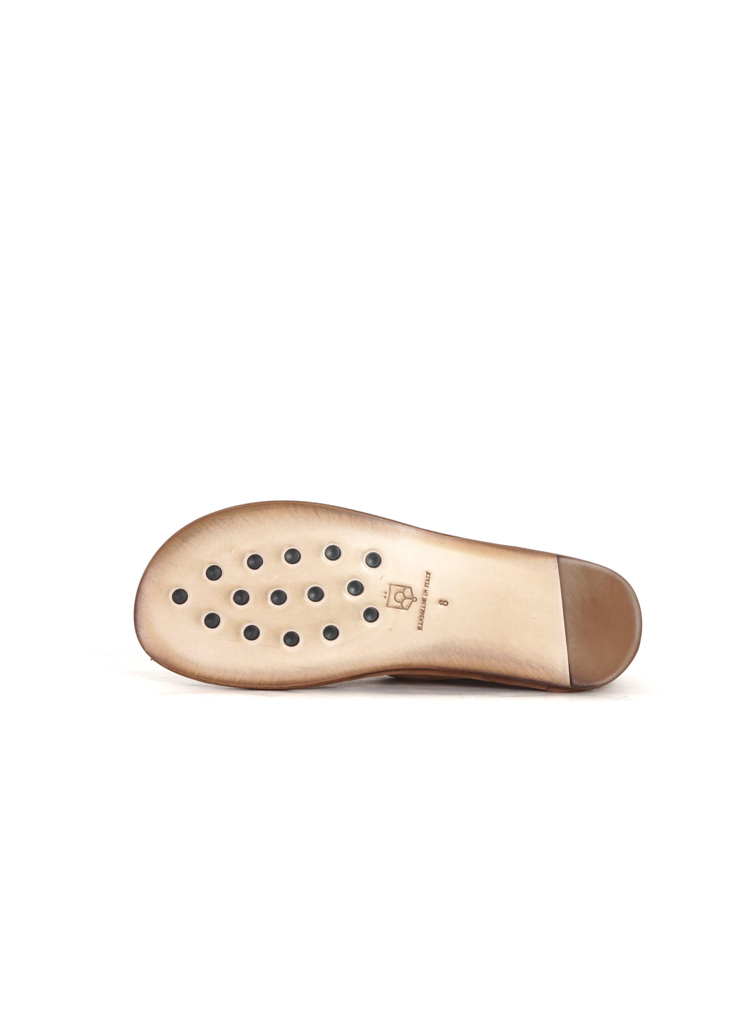 MORBIDONE | Vegetable Tanned Leather Espadrille | Baltic Amber