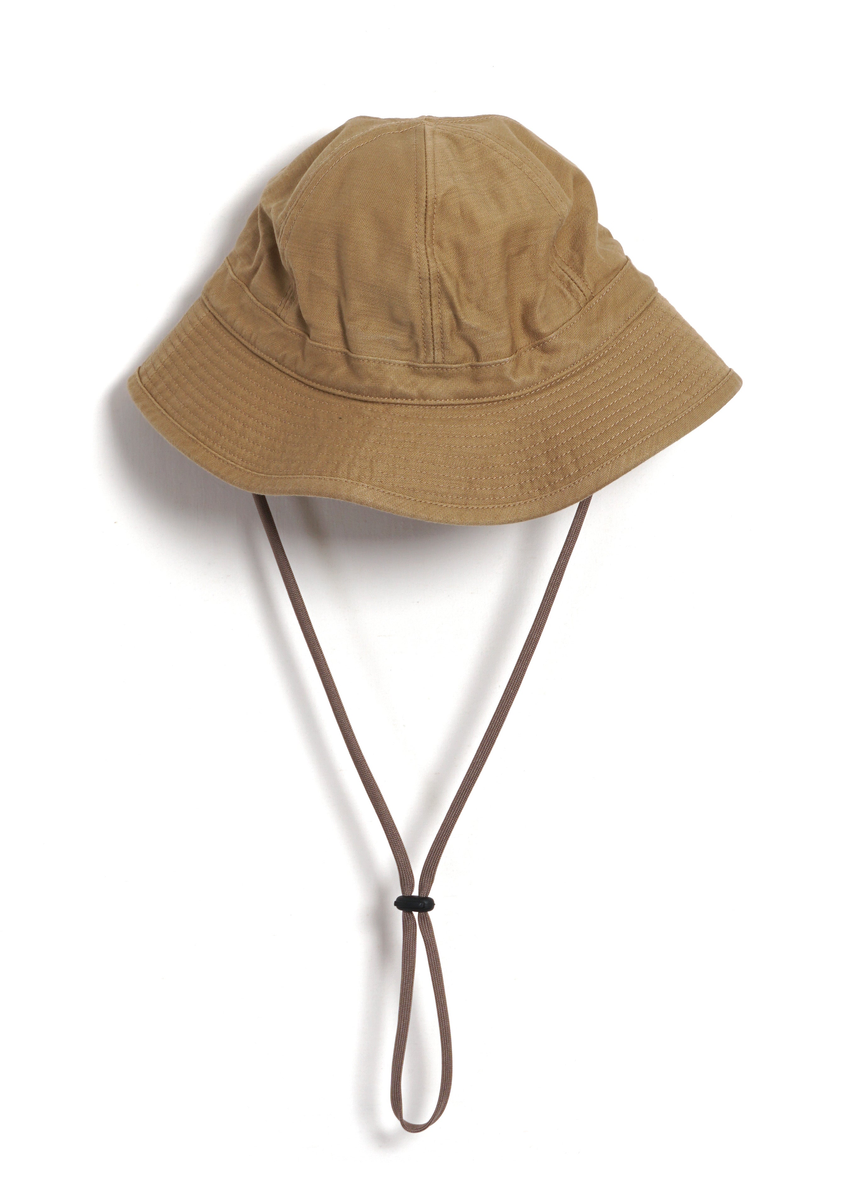 Baker Back Satin Metro Hat | Dark Beige