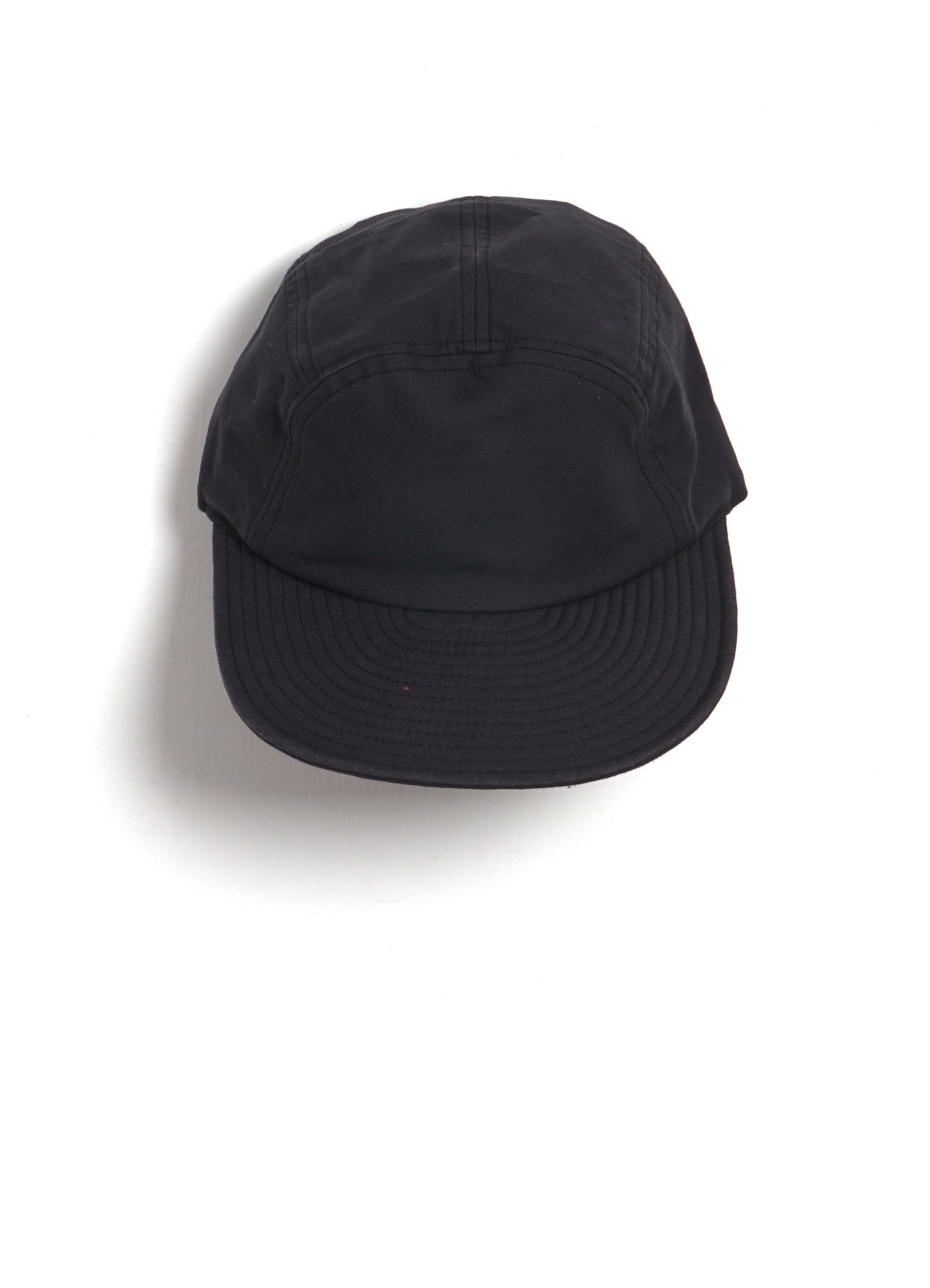 Light Back Satin Soft Bill Cap | Black