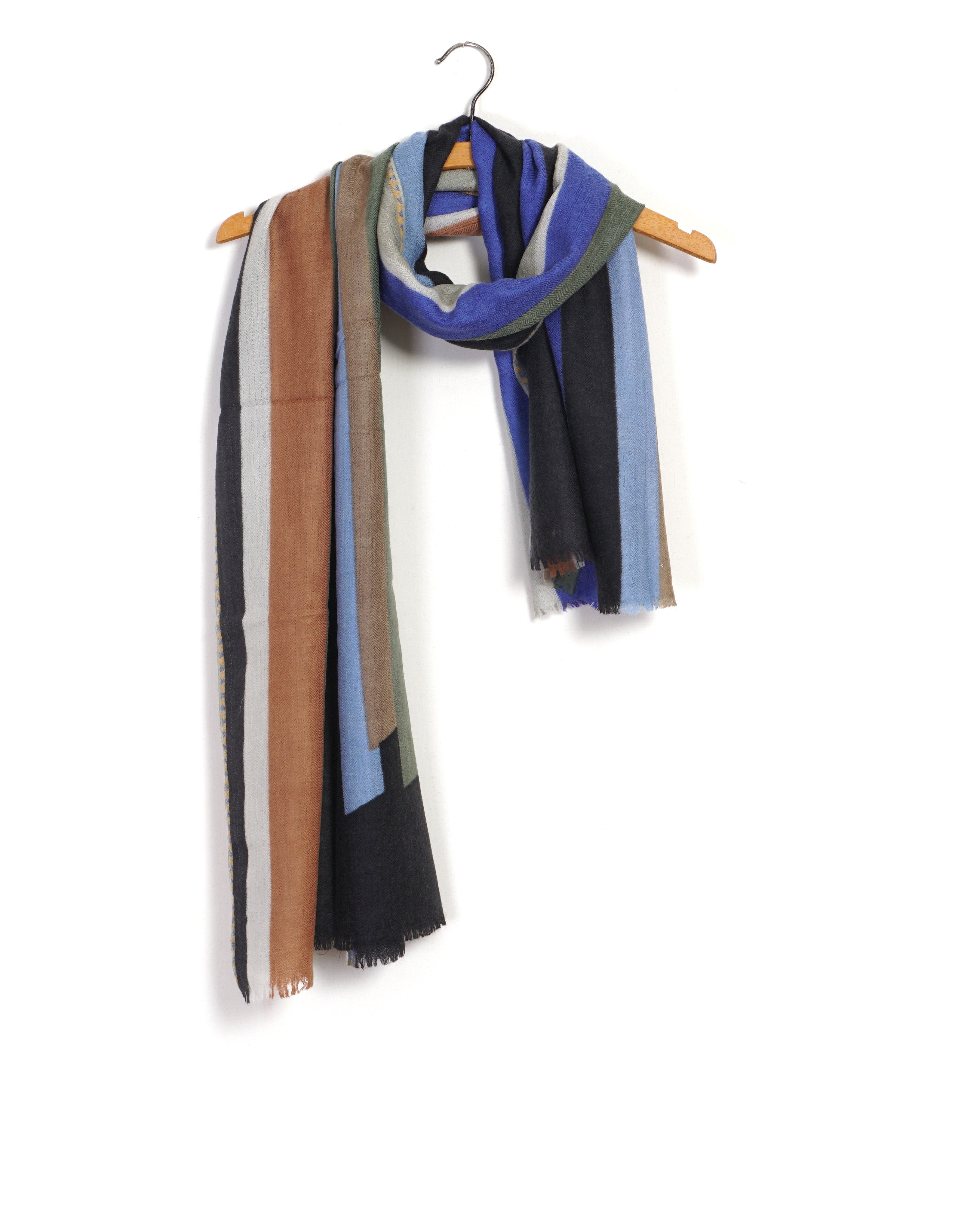 ÉTOLE | Wool & Cashmere Stole | C-Black