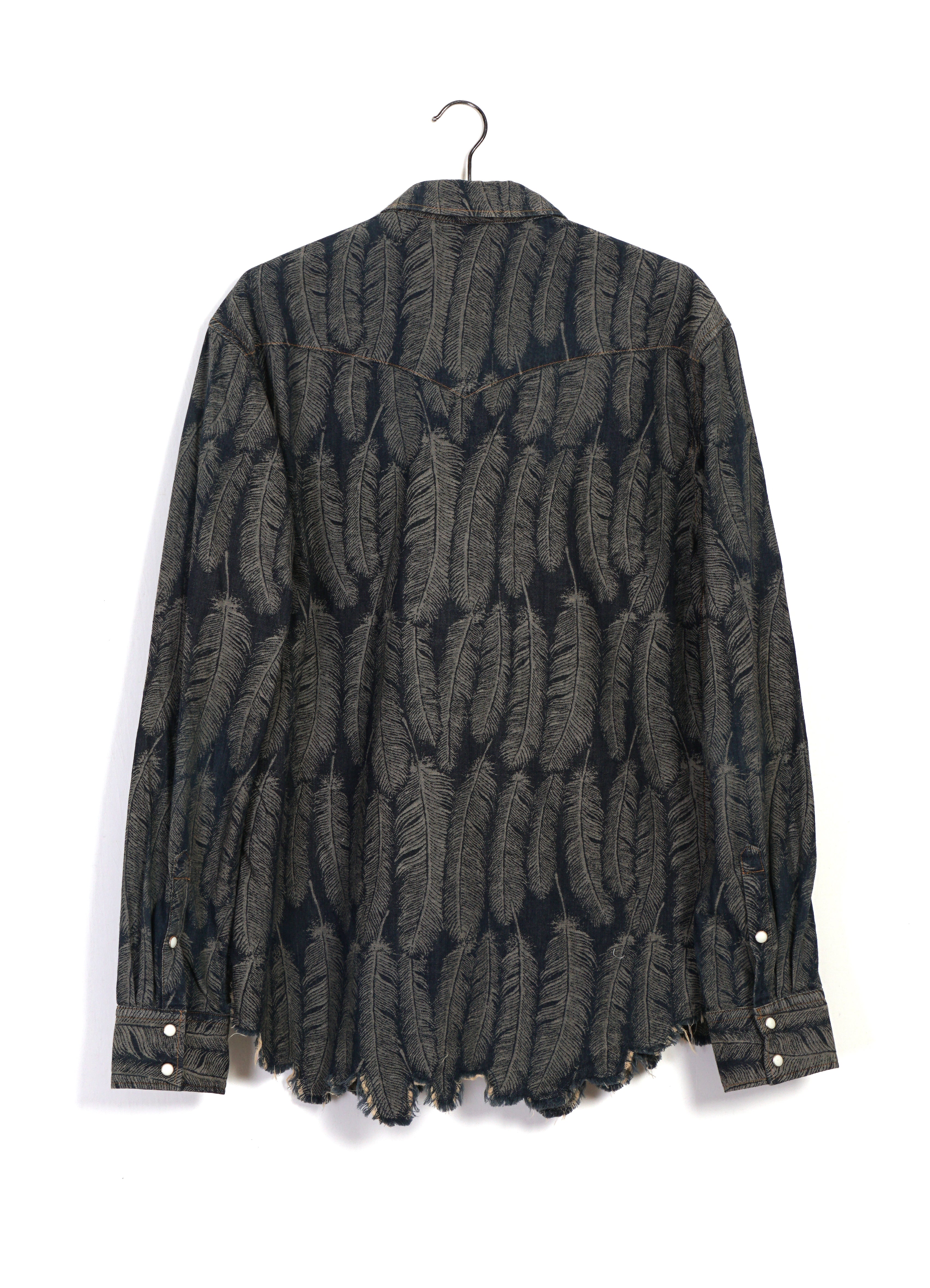 FEATHER DENIM | 5oz Western Shirt | Indigo