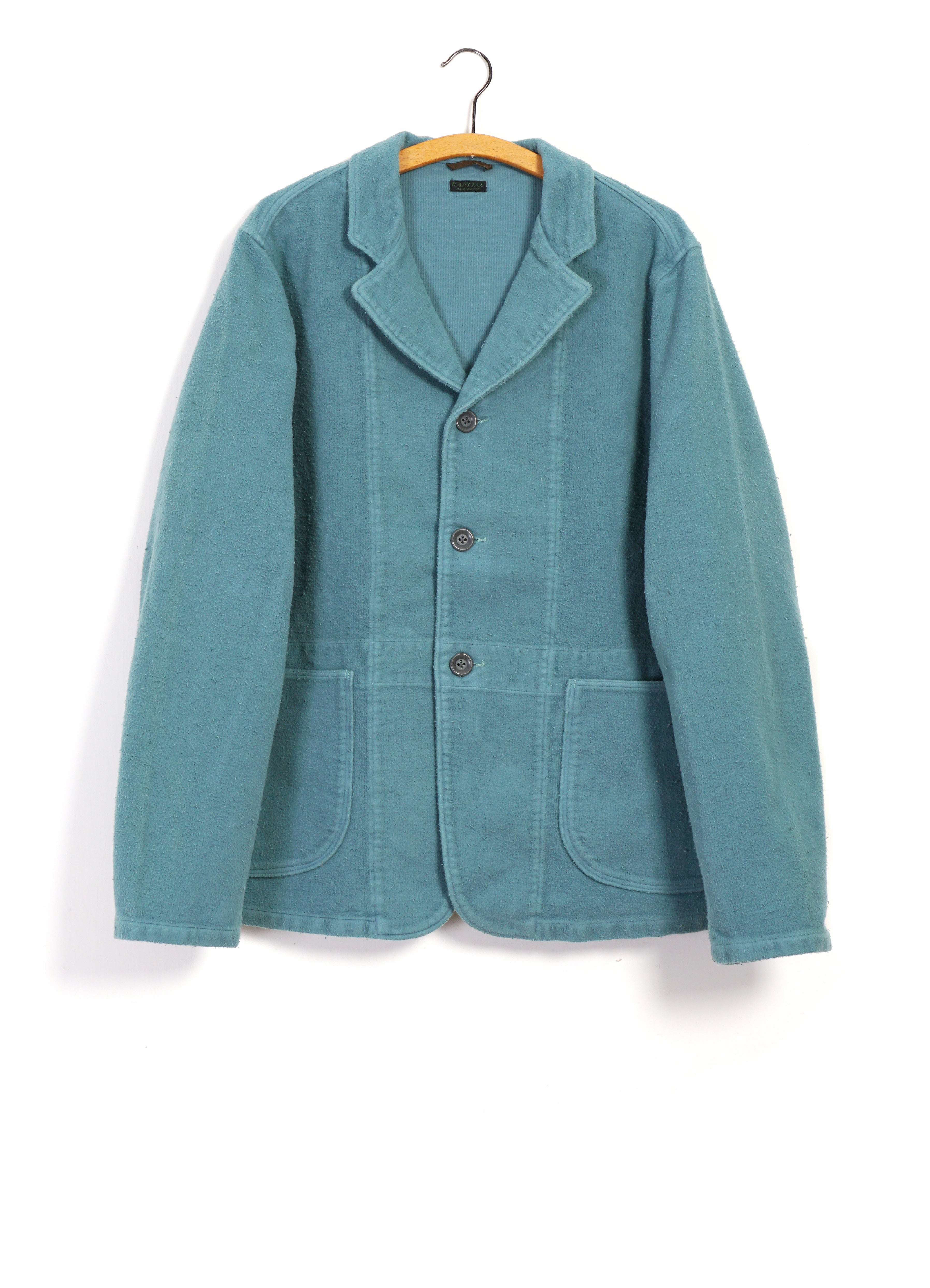 HOSPITAL JACKET | Napped Heat Corduroy Jacket | Turquoise