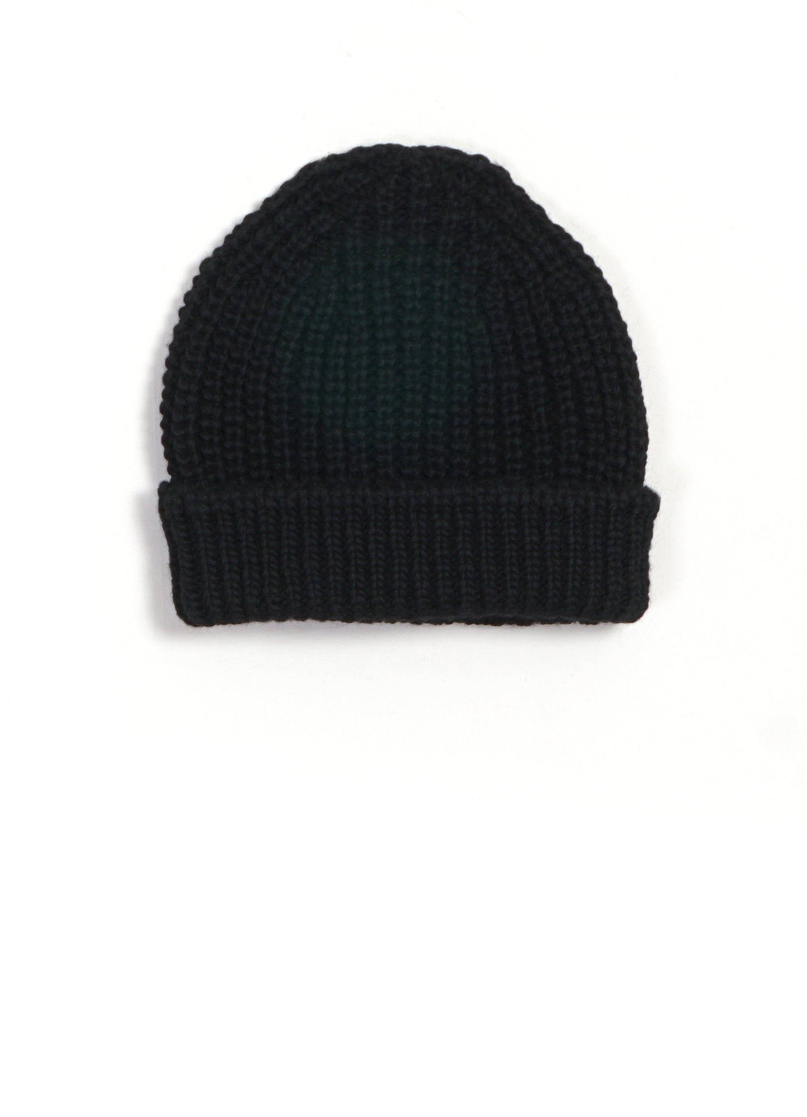 Short Wool Beanie | Black
